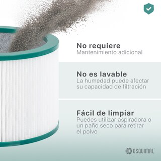 Foto 7 | Filtro Hepa H13 Esquimal Repuesto Para Purificador De Aire Aero 1400. Atrapa Partículas, Polvo, Elimina Olores.