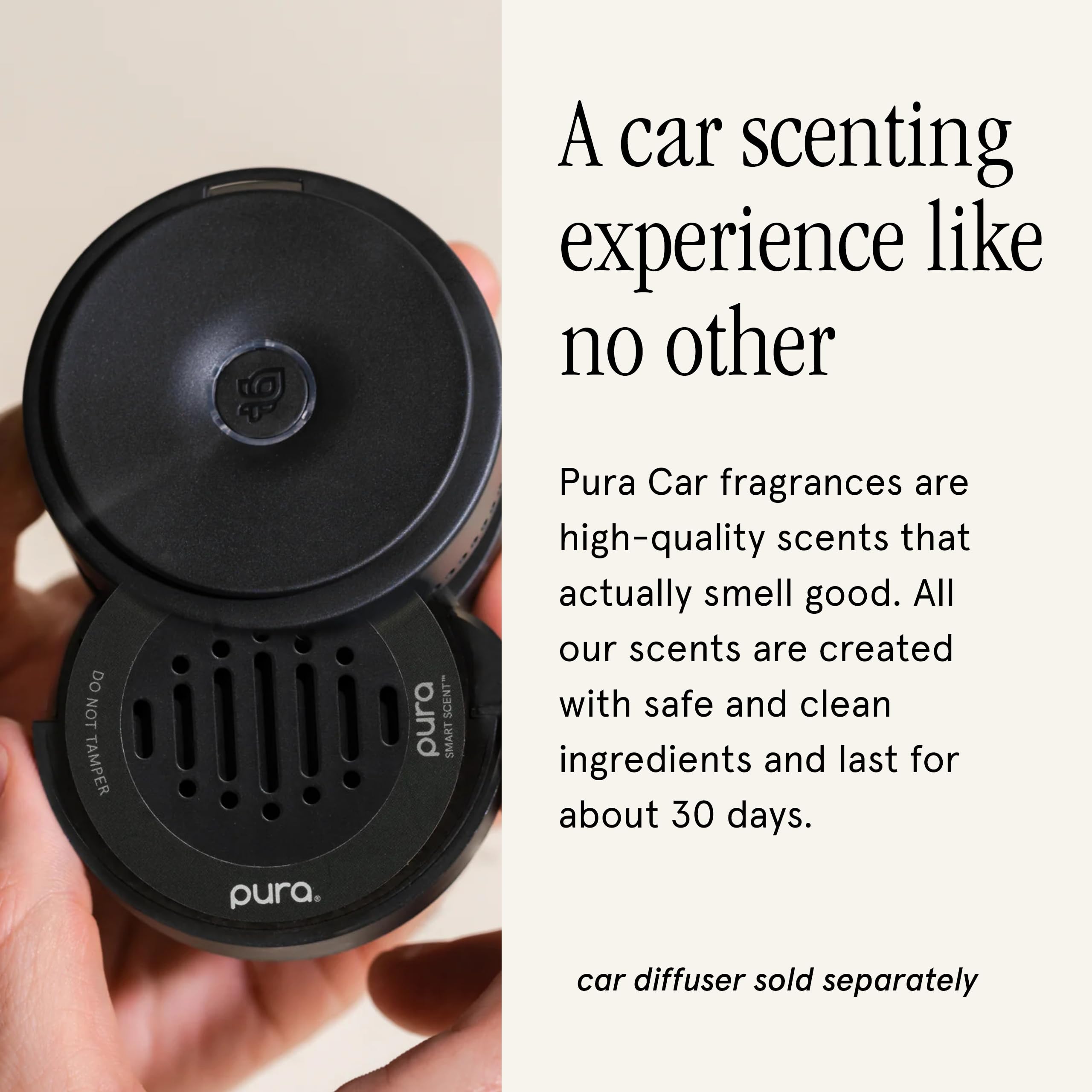 Foto 4 pulgar | Difusor De Recambio De Aroma Para Coche Pura Clean & Safe Black Frost - Venta Internacional.