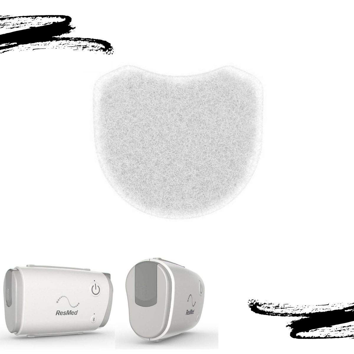 Foto 2 pulgar | Paquete De 12 Filtros De Aire Cpap De Repuesto Resmed Airmini - Venta Internacional.