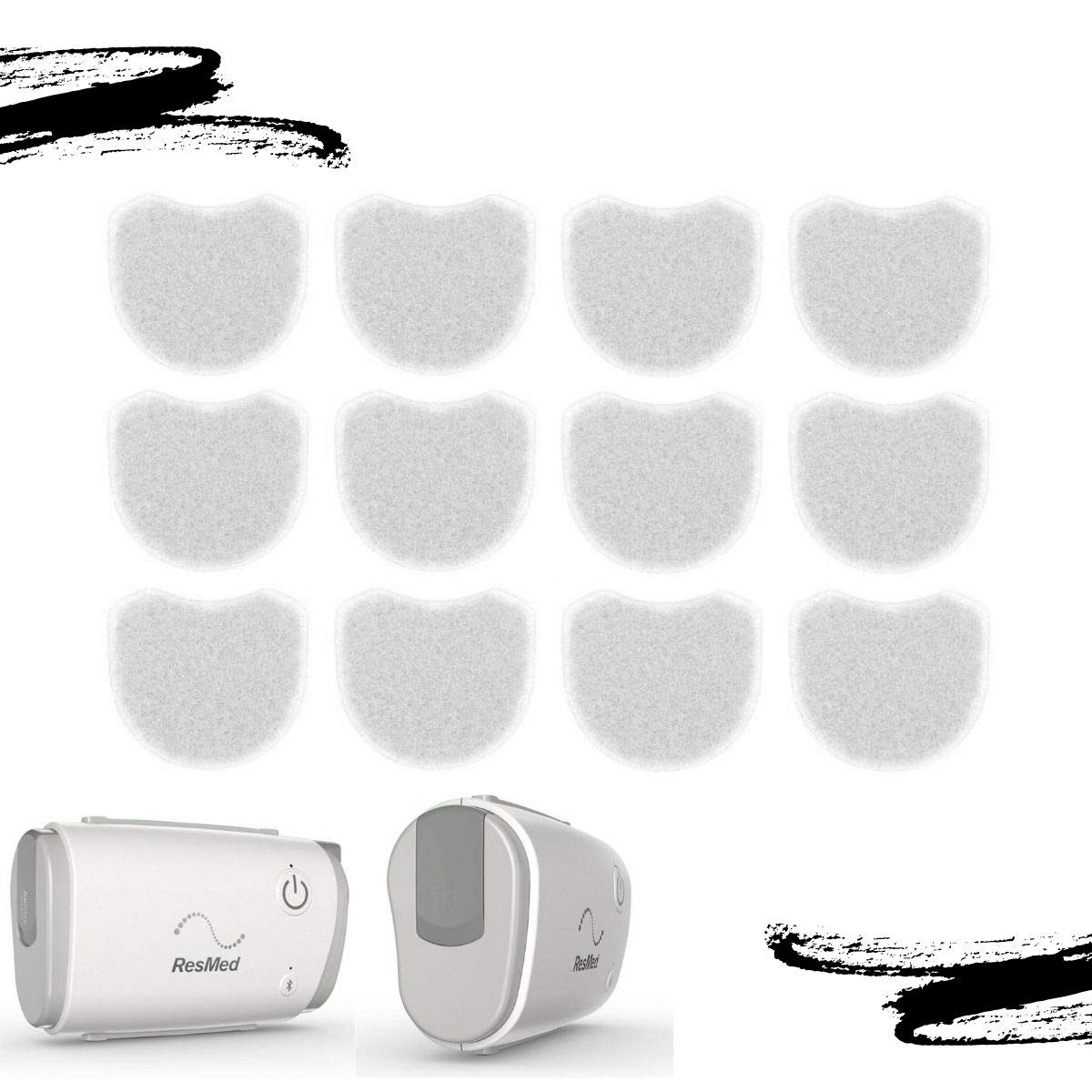 Foto 4 pulgar | Paquete De 12 Filtros De Aire Cpap De Repuesto Resmed Airmini - Venta Internacional.