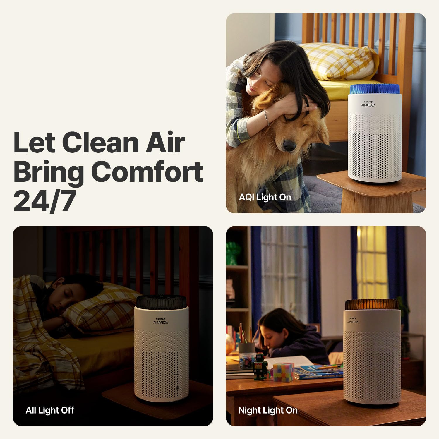Foto 8 pulgar | Purificador De Aire Coway Para Dormitorio Y Hogar De Hasta 450 Pies Cuadrados Con Filtro - Venta Internacional.