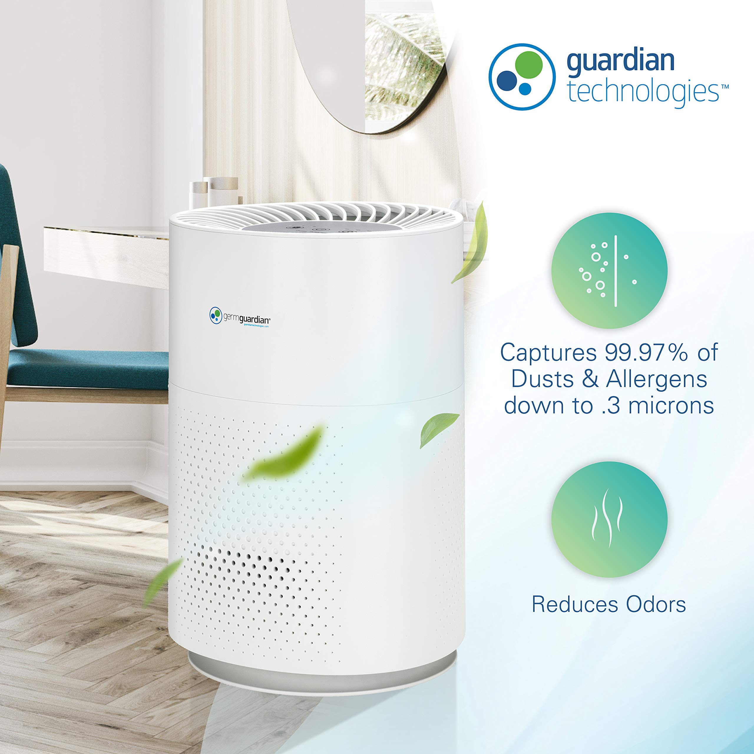 Foto 3 pulgar | Purificador De Aire Germguardian True Hepa Filter Ac4200w Blanco - Venta Internacional.
