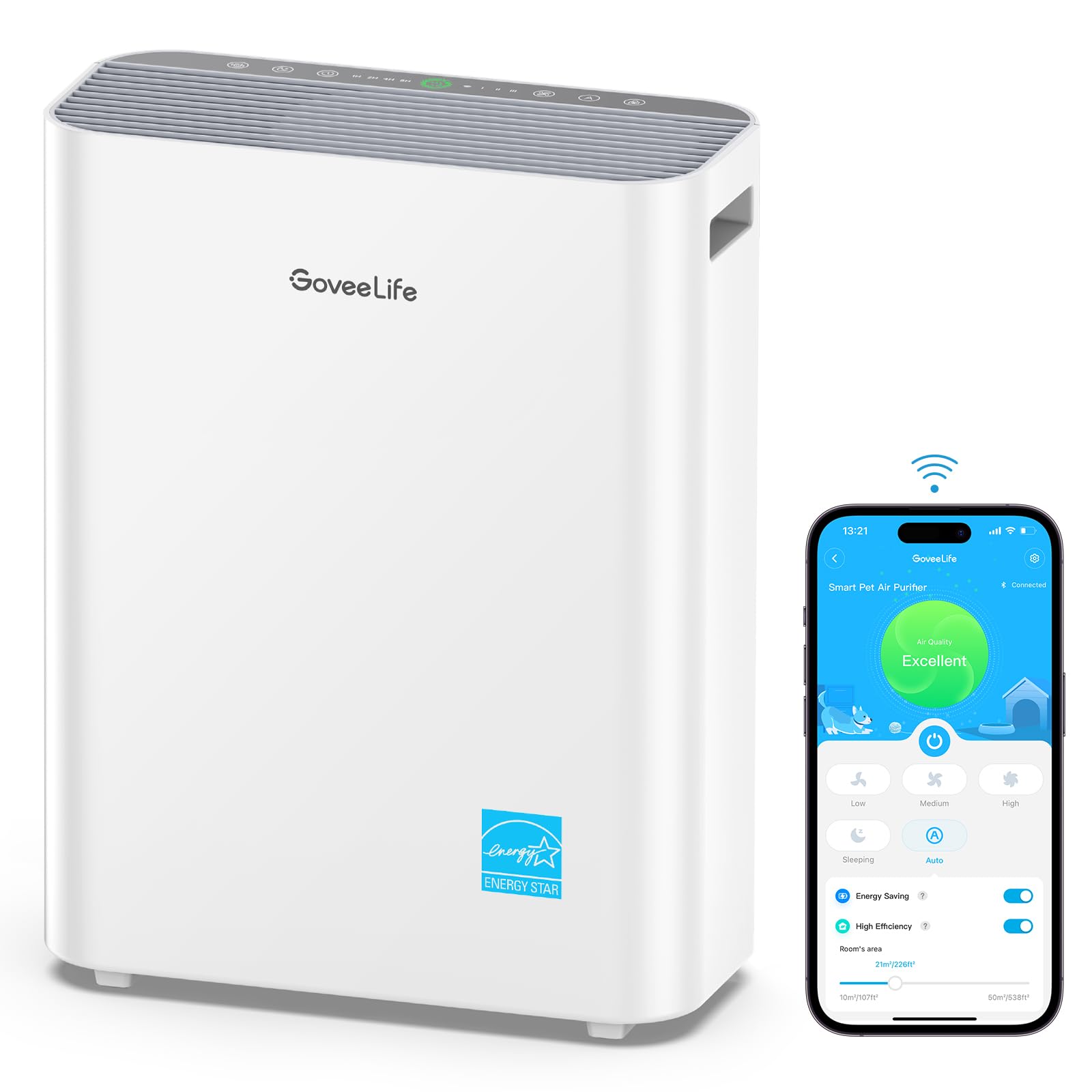 Foto 2 pulgar | Purificador De Aire Goveelife Smart Para Habitaciones Grandes Con True Hepa H13 - Venta Internacional.