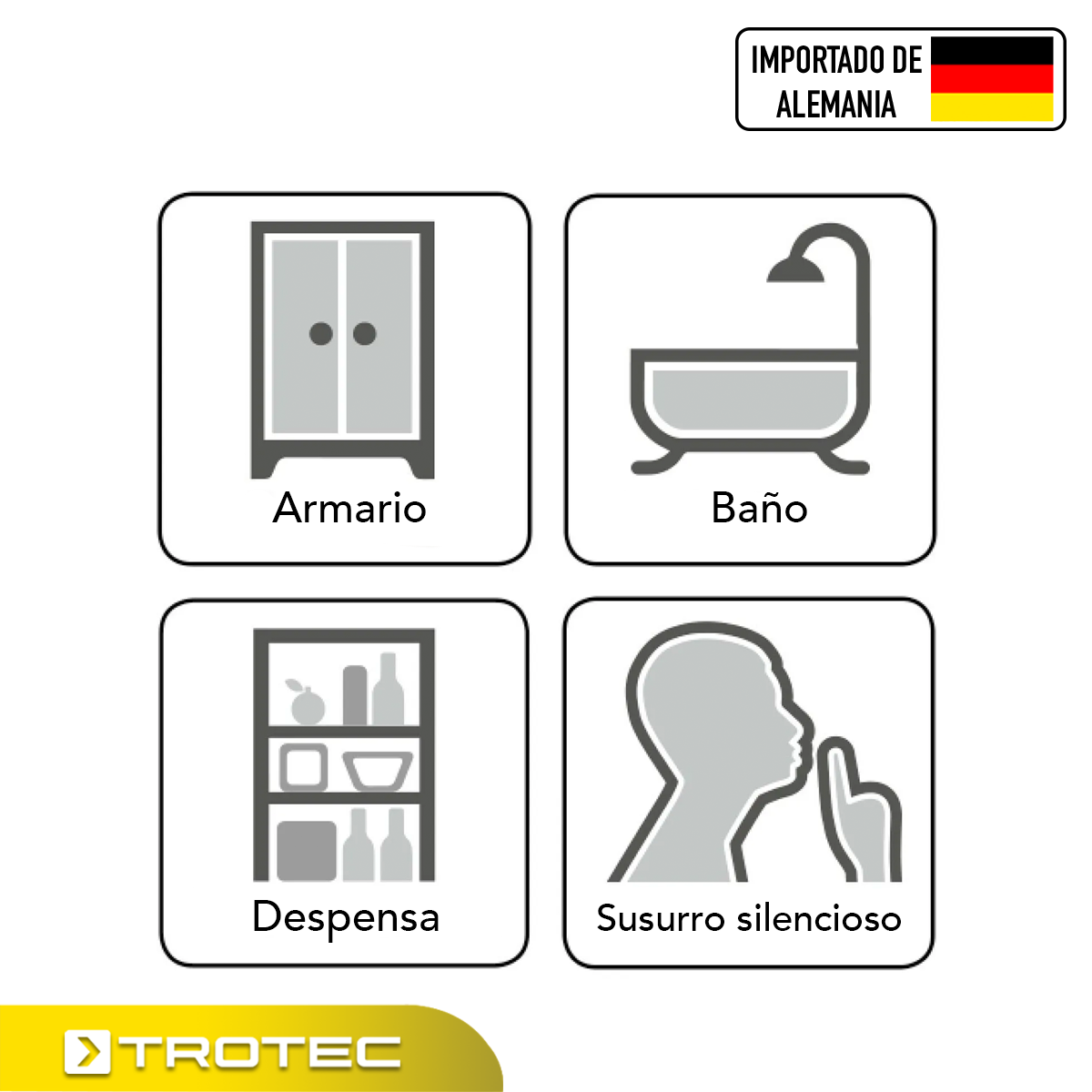 Foto 9 pulgar | Deshumidificador Moderno 500ml Trotec Ttp5e Silencioso