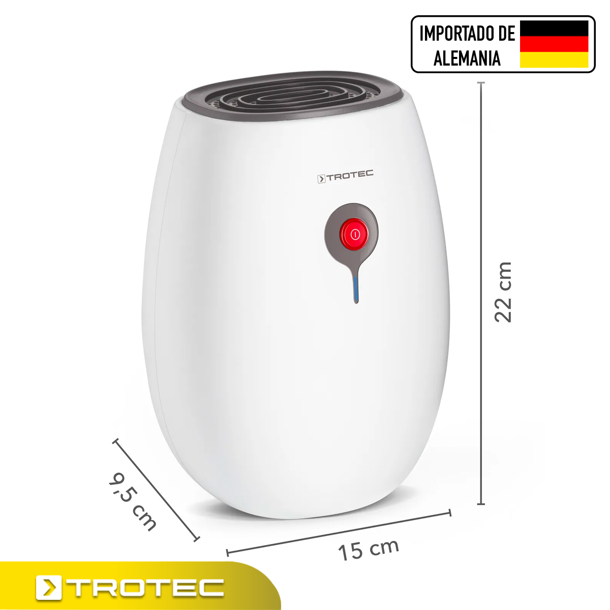Foto 7 | Deshumidificador Trotec Elegante Silencioso 500 ml