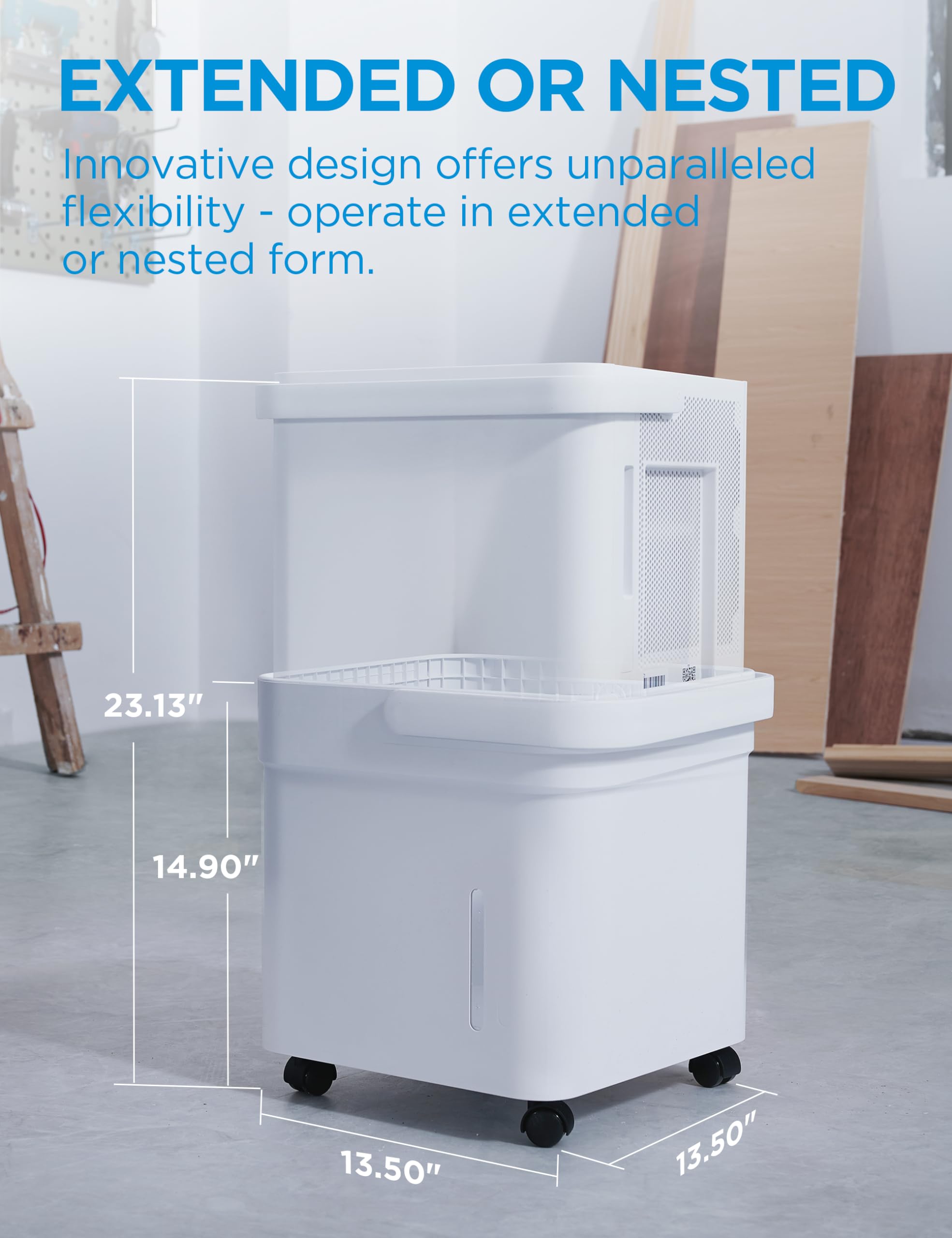 Foto 5 pulgar | Deshumidificador Midea Cube De 20 Pintas Para Sótano De 1500 Metros Cuadrados Pies - Venta Internacional.