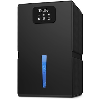 Foto 1 | Deshumidificador Tolife Para Dormitorio De 2,8 L Con Apagado Automático De 90 M², Color Negro - Venta Internacional.
