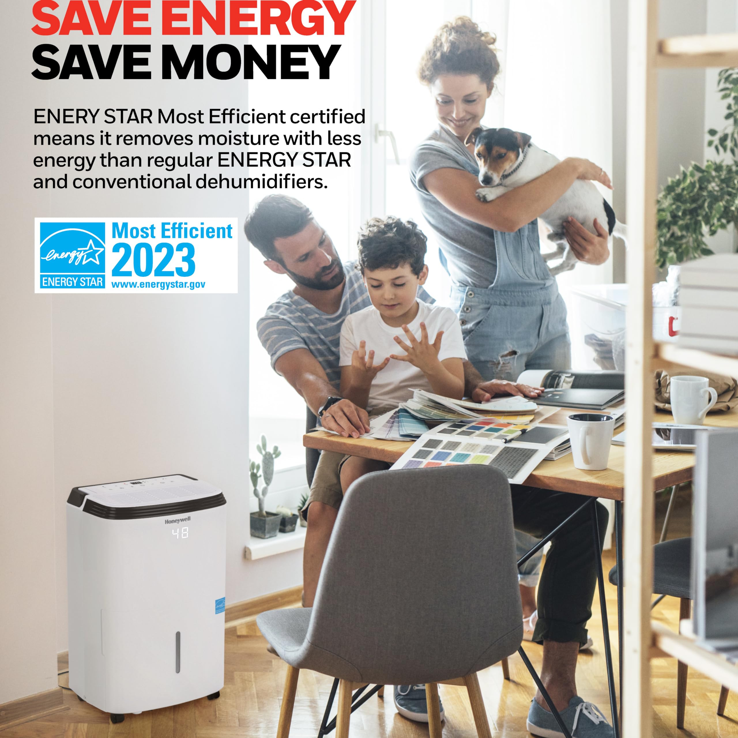 Foto 4 | Deshumidificador Honeywell Tp50awkn De 32 Pintas, 3000 Metros Cuadrados Pies Wifi - Venta Internacional.