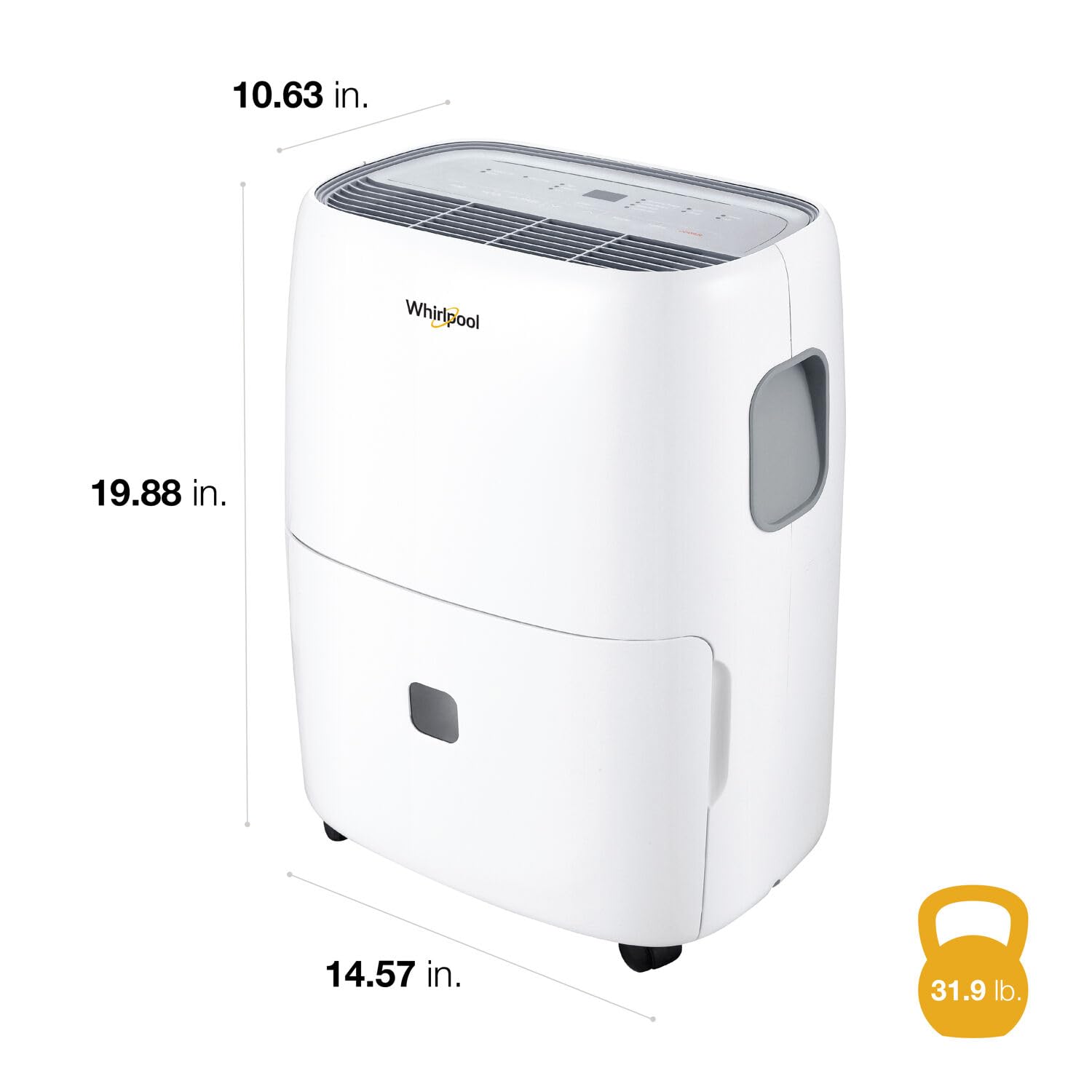 Foto 5 pulgar | Deshumidificador Whirlpool Energy Star Portátil De 30 Pintas Blanco - Venta Internacional.