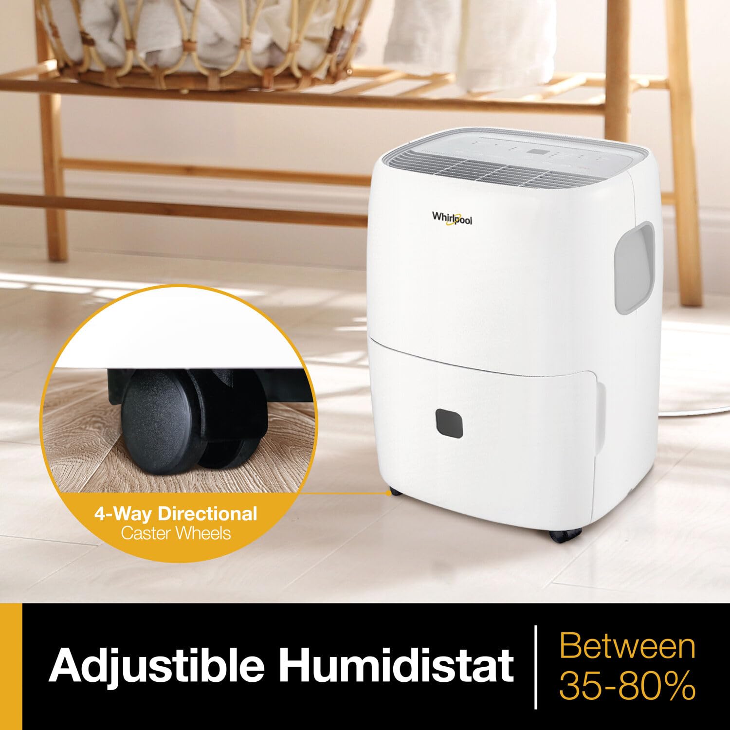 Foto 8 pulgar | Deshumidificador Whirlpool Energy Star Portátil De 30 Pintas Blanco - Venta Internacional.