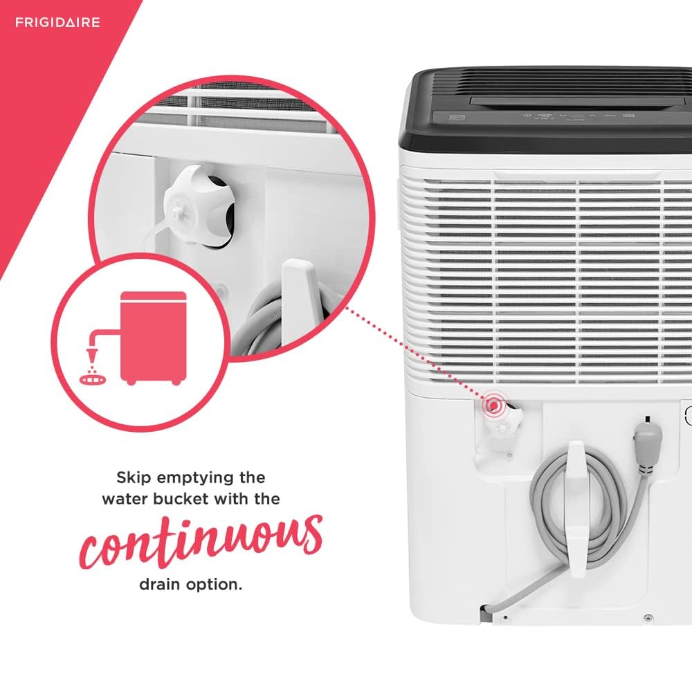 Foto 7 | Deshumidificador Frigidaire, 50 Pintas, 4.500 Pies Cuadrados, Habitaciones Grandes Y Sótanos - Venta Internacional.