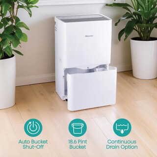 Foto 7 | Deshumidificador Hisense Energy Star Portátil De 50 Pintas Blanco - Venta Internacional.