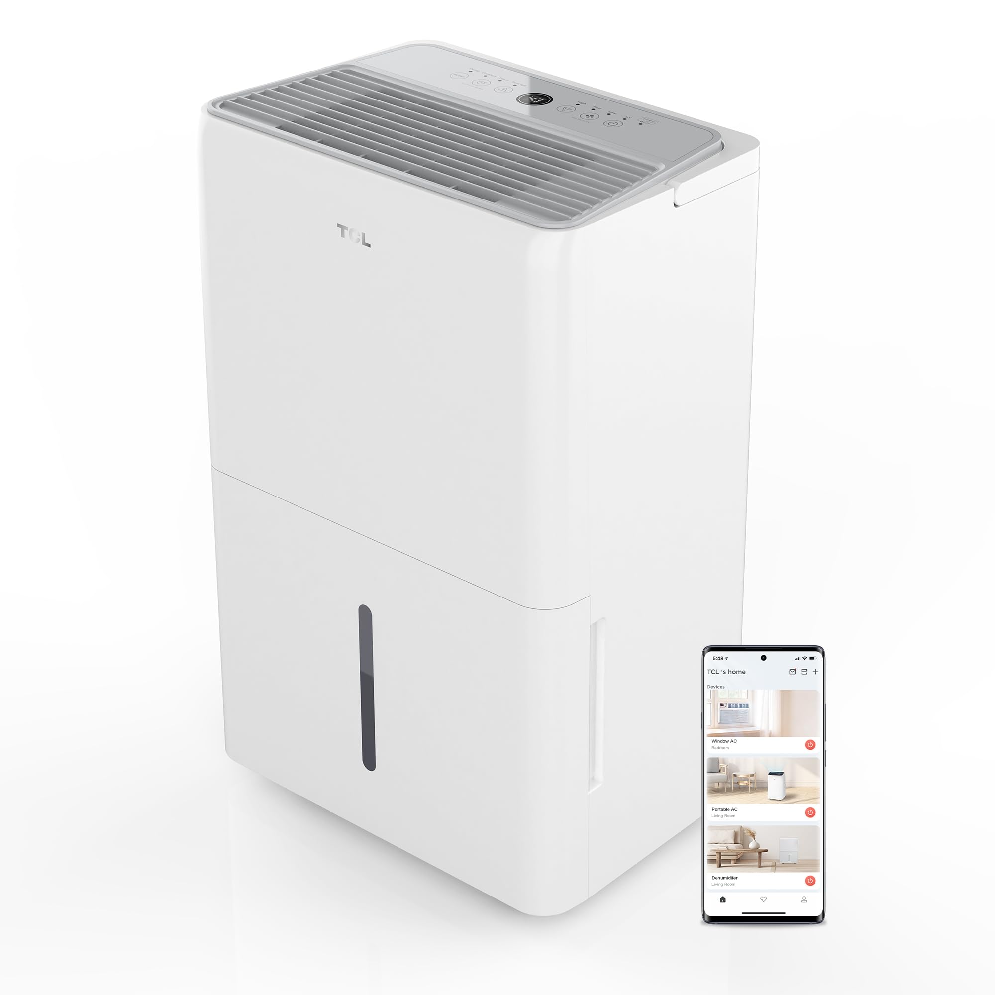 Deshumidificador TCL Smart de 50 Pintas 4500 ml 2024 Energy Star - Venta Internacional