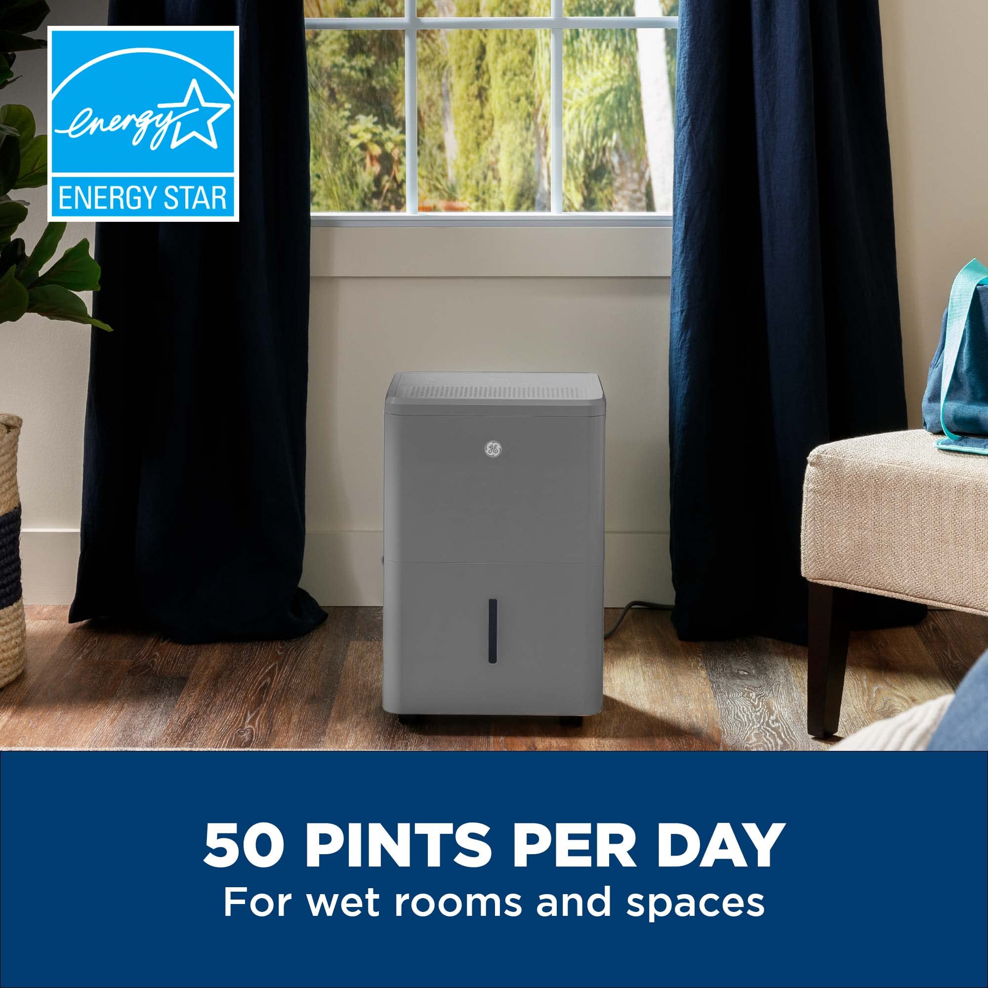 Foto 2 | Deshumidificador Ge Energy Star de 50 Pintas - Venta Internacional