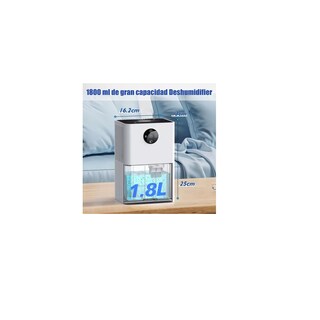 Foto 3 | Deshumidificador Eléctrico Portátil 1800ml Con Led Eo Safe Imports Esi-16527 Blanco