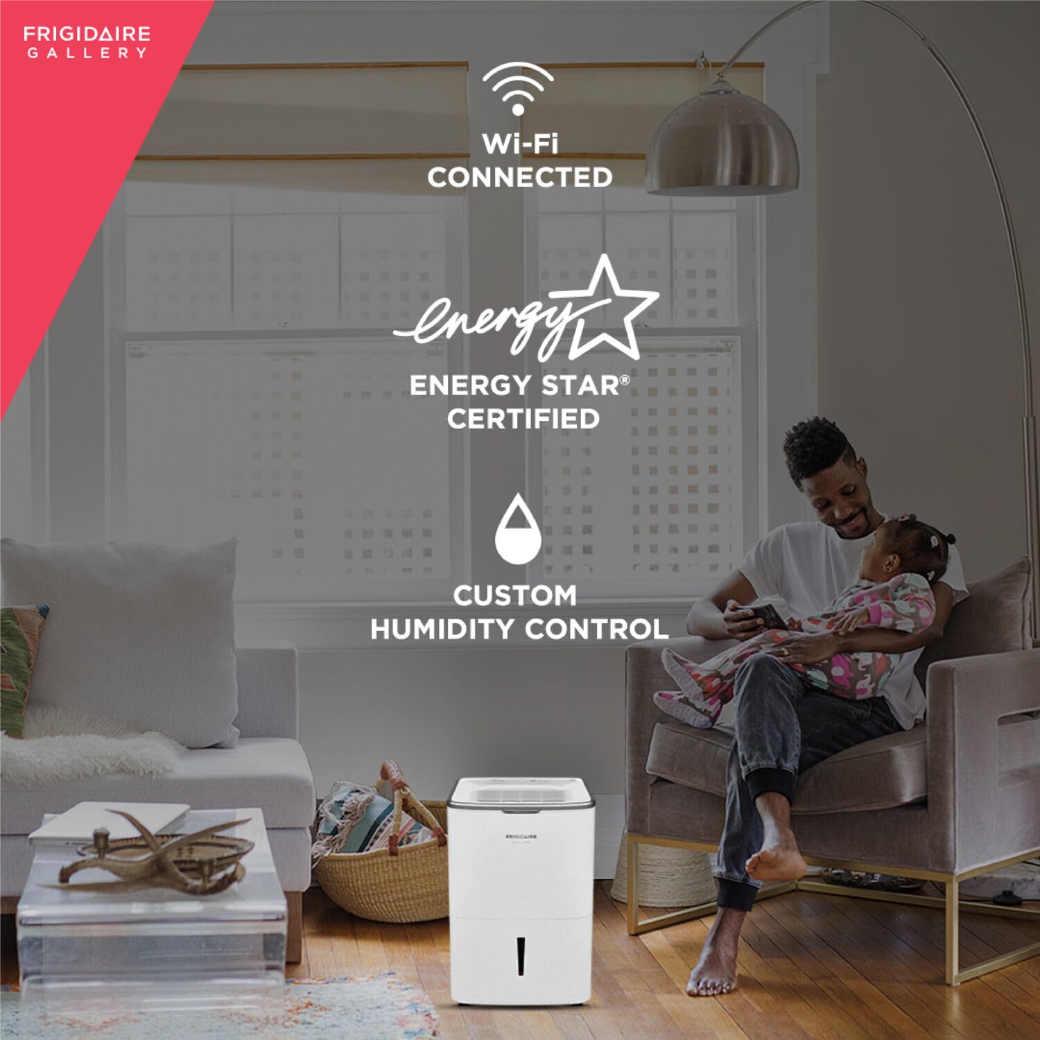 Foto 5 | Deshumidificador Frigidaire Smart De 50 Pintas Para Sótano, 115 V, Color Blanco - Venta Internacional.
