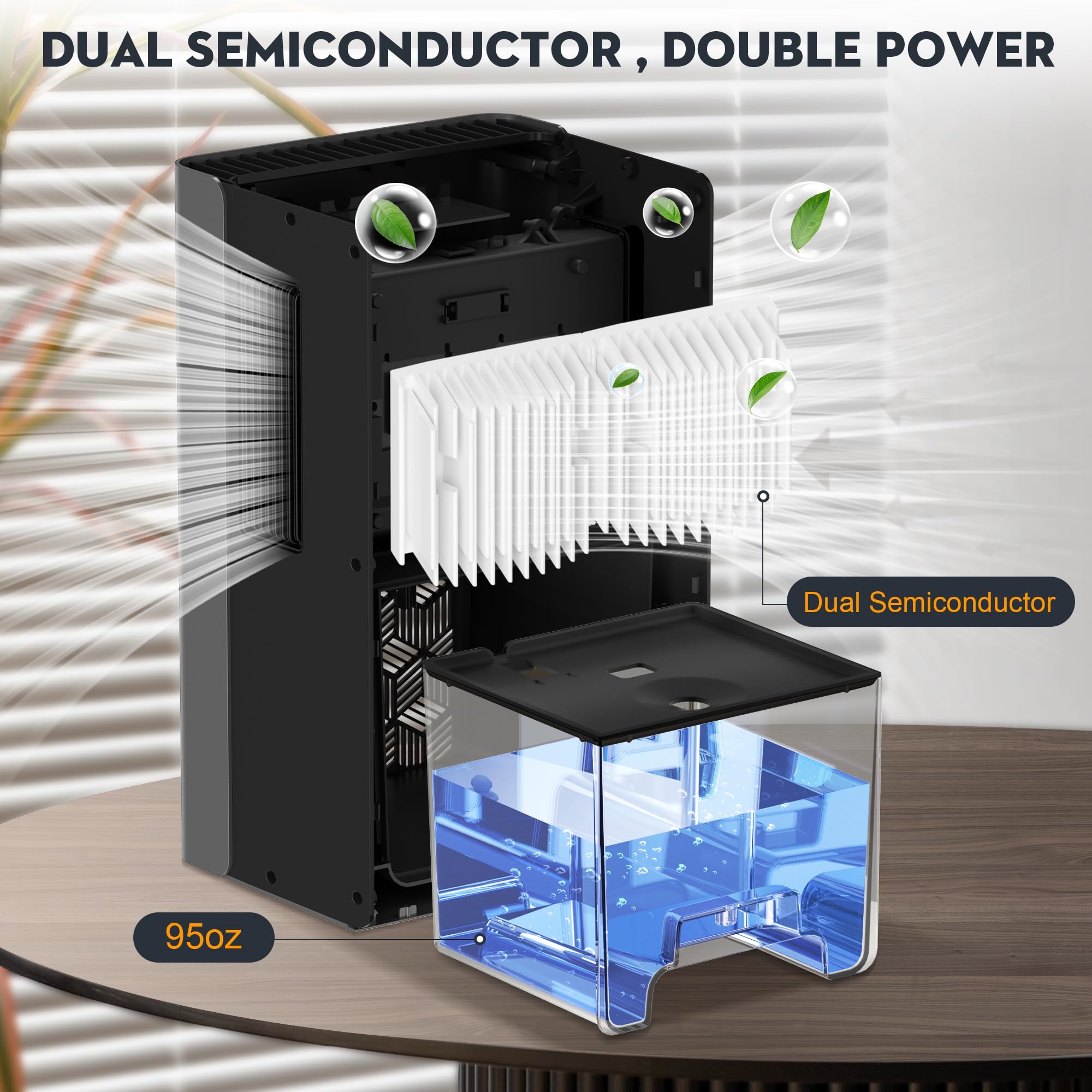 Foto 4 pulgar | Deshumidificador Tolife con Depósito de Agua de 2,8 l 88 M²- Venta Internacional