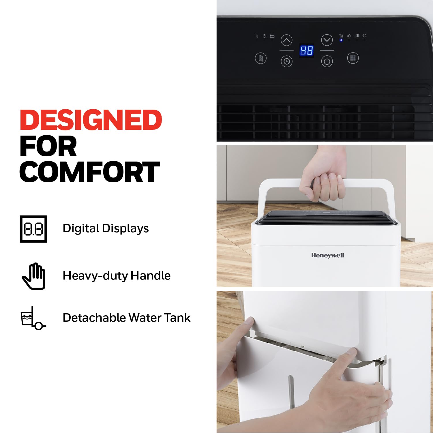 Foto 7 pulgar | Deshumidificador Honeywell Tpfit32wk 15l/d Para 300 M² Con Modos - Venta Internacional.