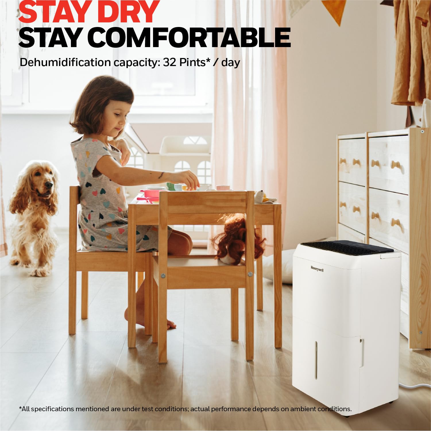 Foto 4 pulgar | Deshumidificador Honeywell Tpfit32awk De 32 Pintas 3000 M² Con Wifi - Venta Internacional.