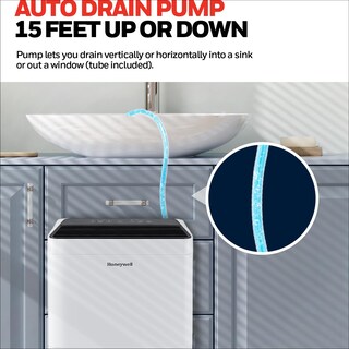 Foto 3 | Deshumidificador Honeywell Tpfit50pwk 23,7 L/día 400 M² Con Bomba - Venta Internacional.