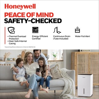 Foto 4 | Deshumidificador Honeywell Tpfit50pwk 23,7 L/día 400 M² Con Bomba - Venta Internacional.