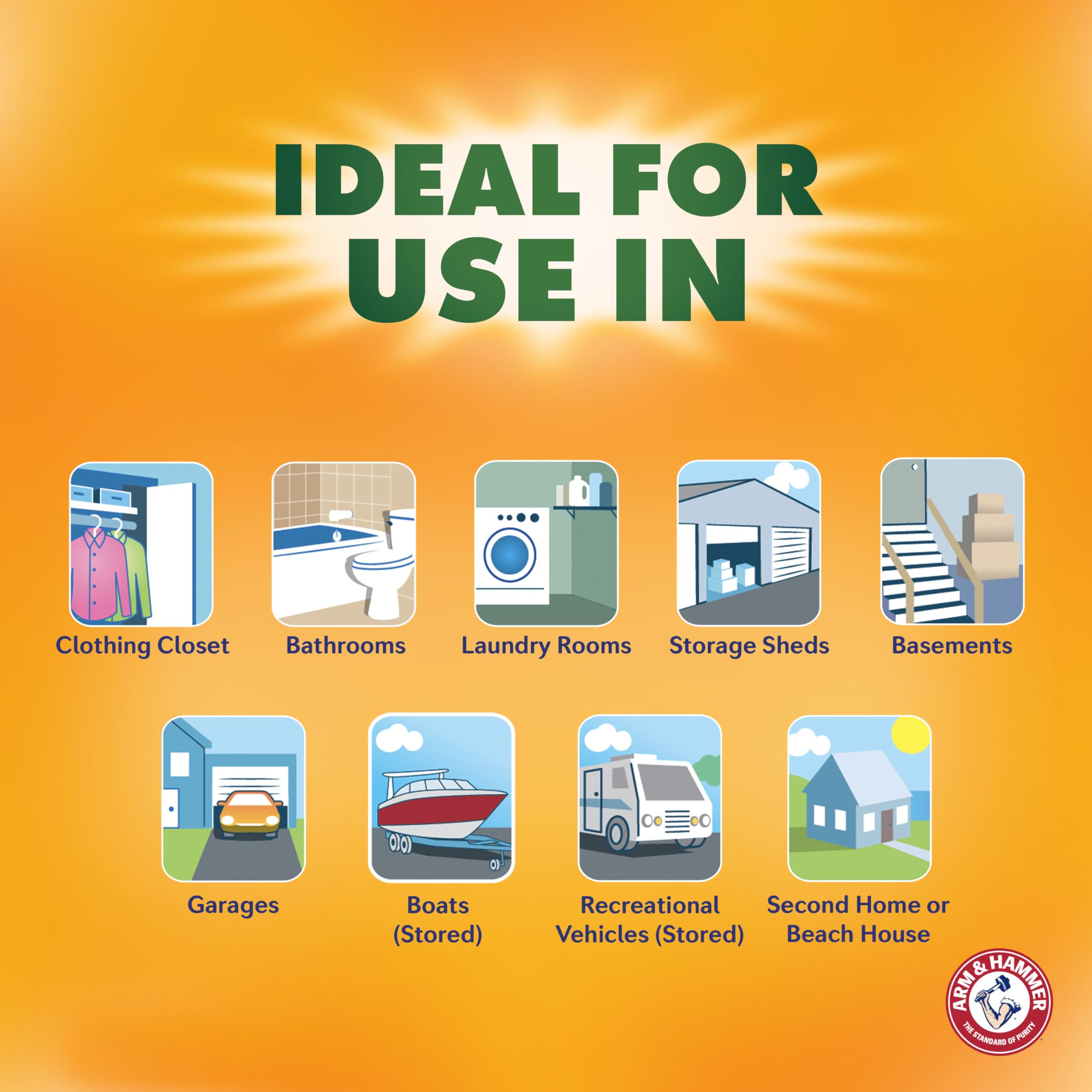 Foto 7 pulgar | Absorbedor de Humedad Arm & Hammer Essentials 500 ml 3 Piezas  - Venta Internacional