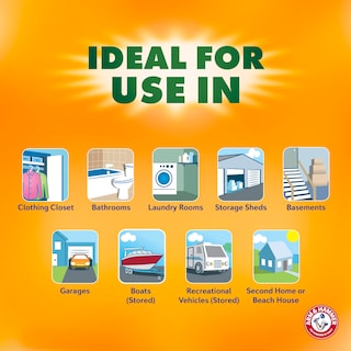 Foto 6 | Absorbedor de Humedad Arm & Hammer Essentials 500 ml 3 Piezas - Venta Internacional
