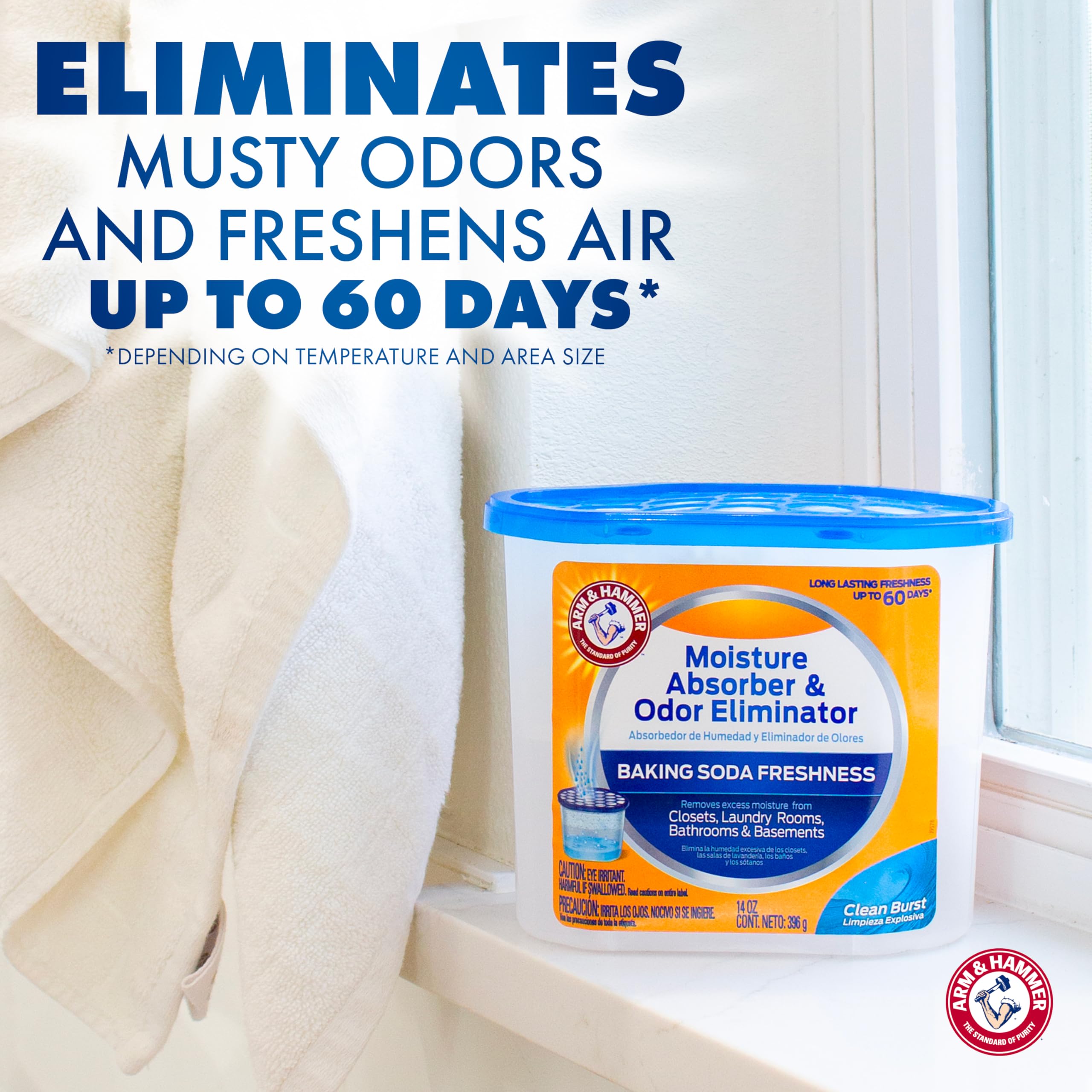 Foto 3 pulgar | Absorbedor De Humedad Arm & Hammer Clean Burst 3 Piezas-Venta Internacional