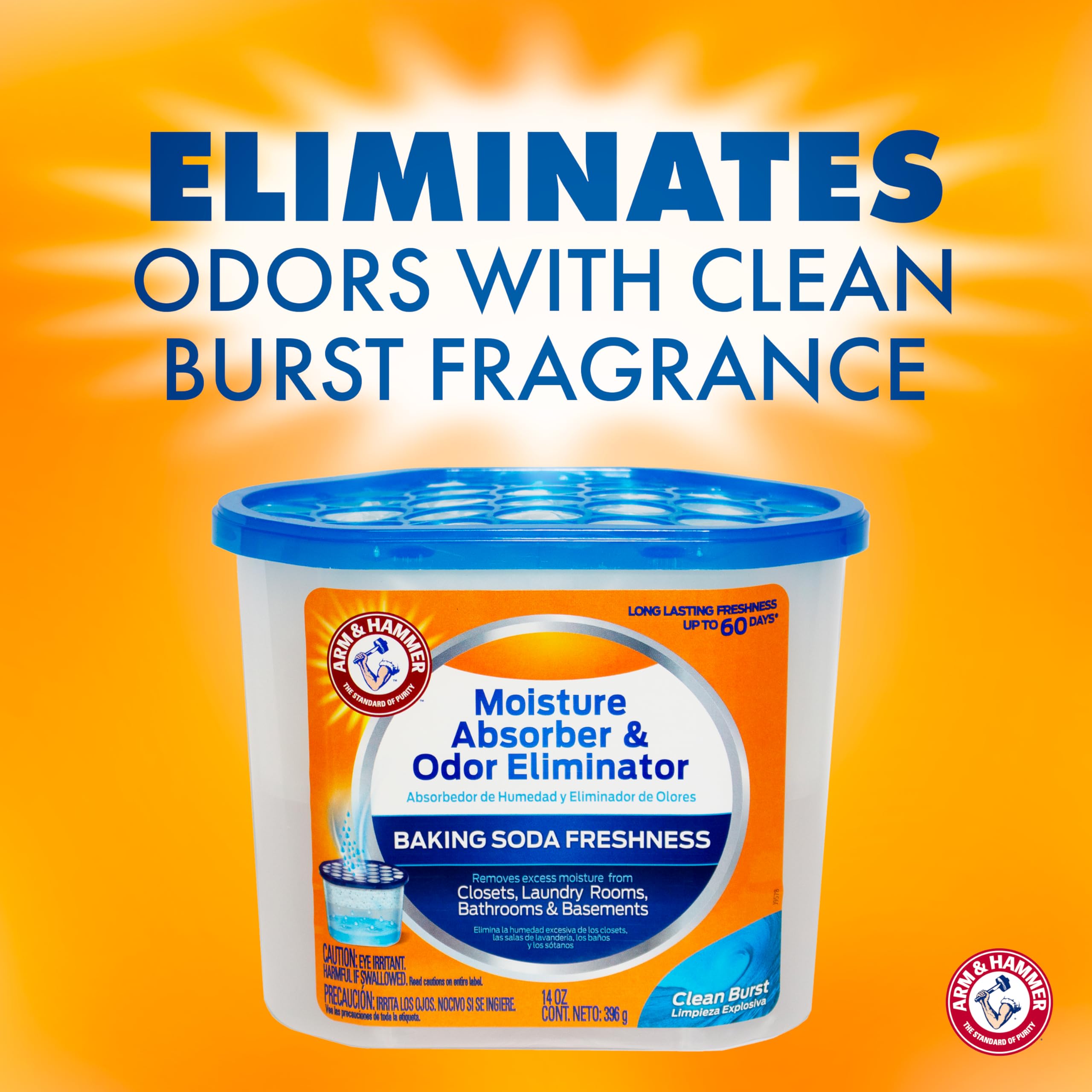 Foto 4 pulgar | Absorbedor De Humedad Arm & Hammer Clean Burst 3 Piezas-Venta Internacional