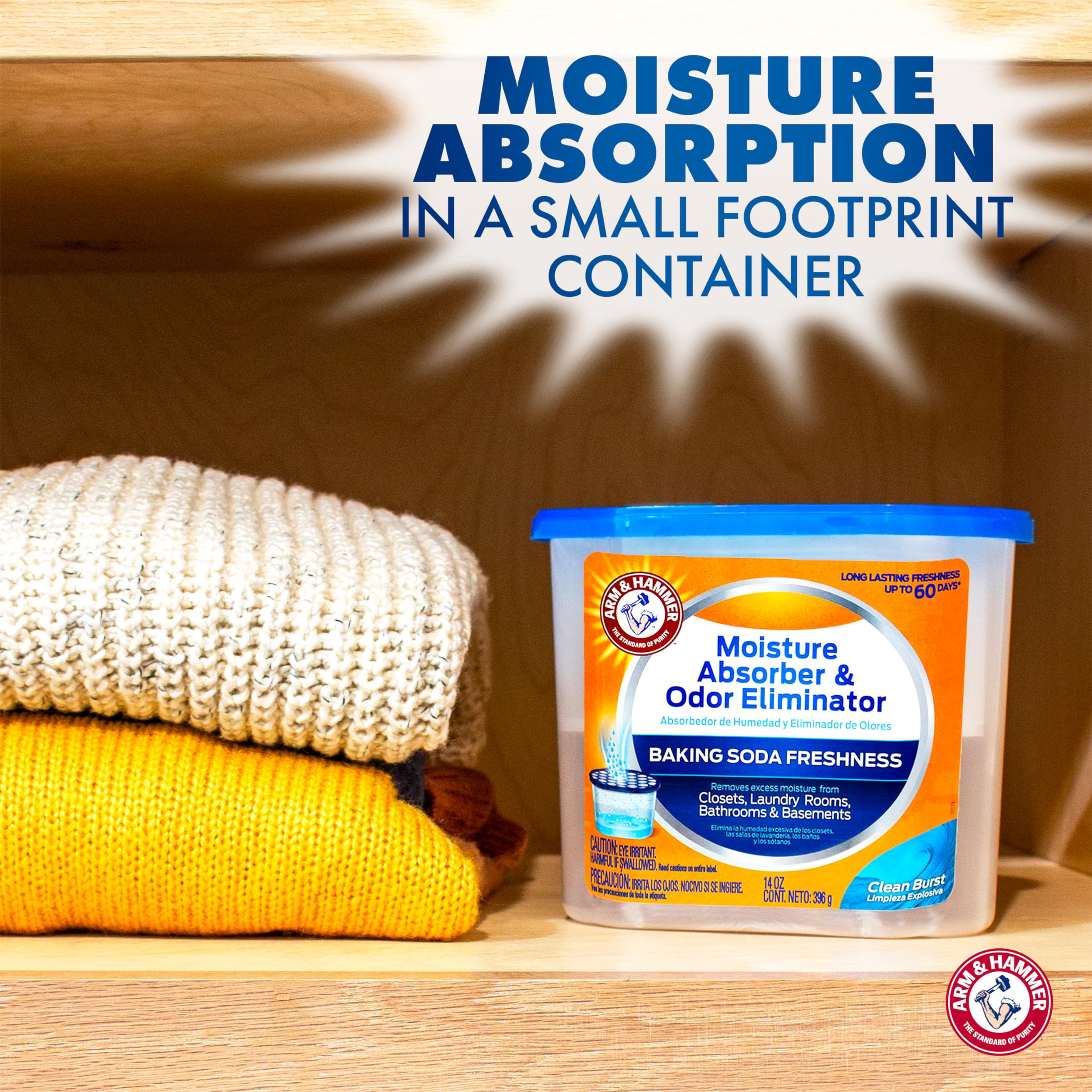 Foto 5 | Absorbedor De Humedad Arm & Hammer Clean Burst 3 Piezas-Venta Internacional