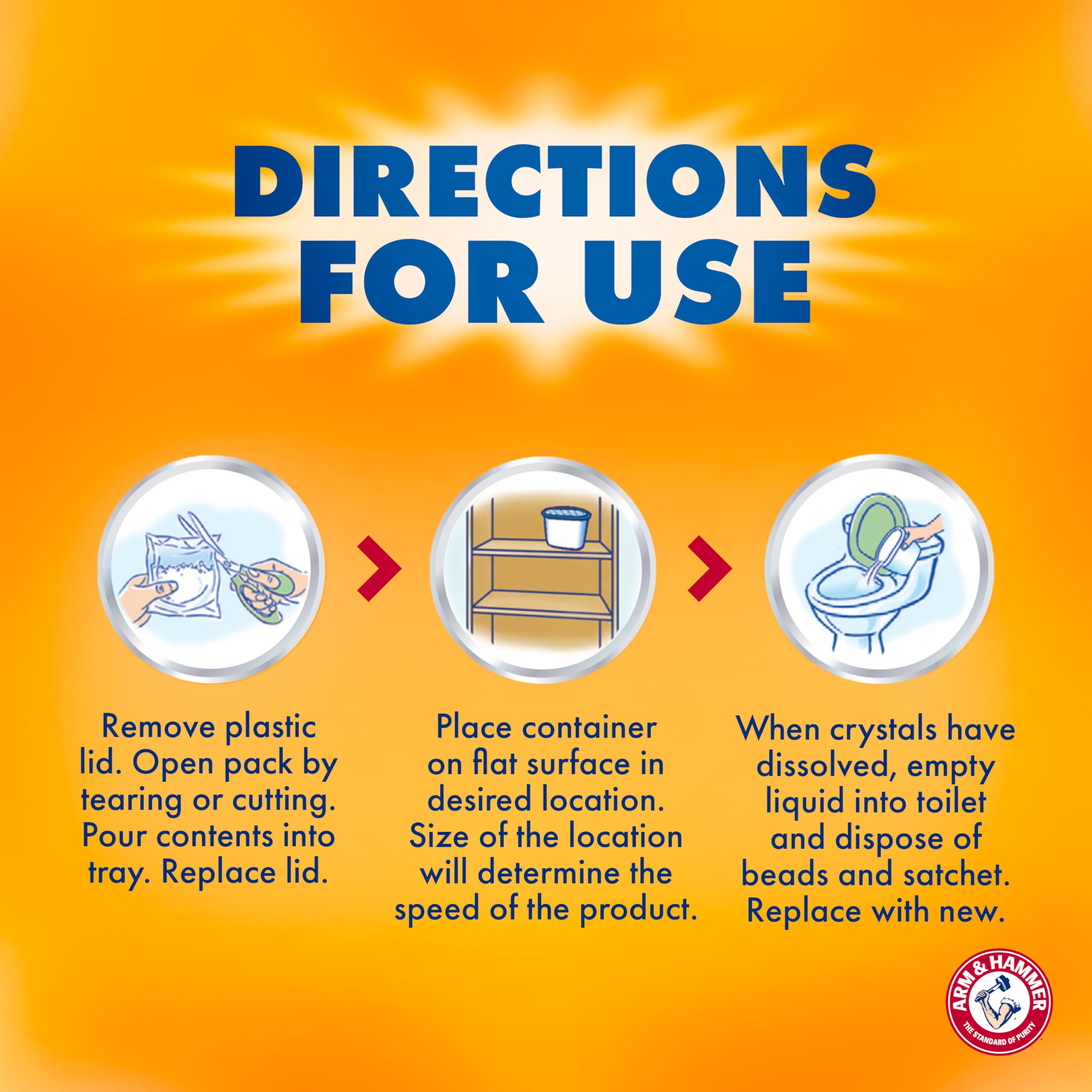 Foto 7 | Absorbedor De Humedad Arm & Hammer Clean Burst 3 Piezas-Venta Internacional