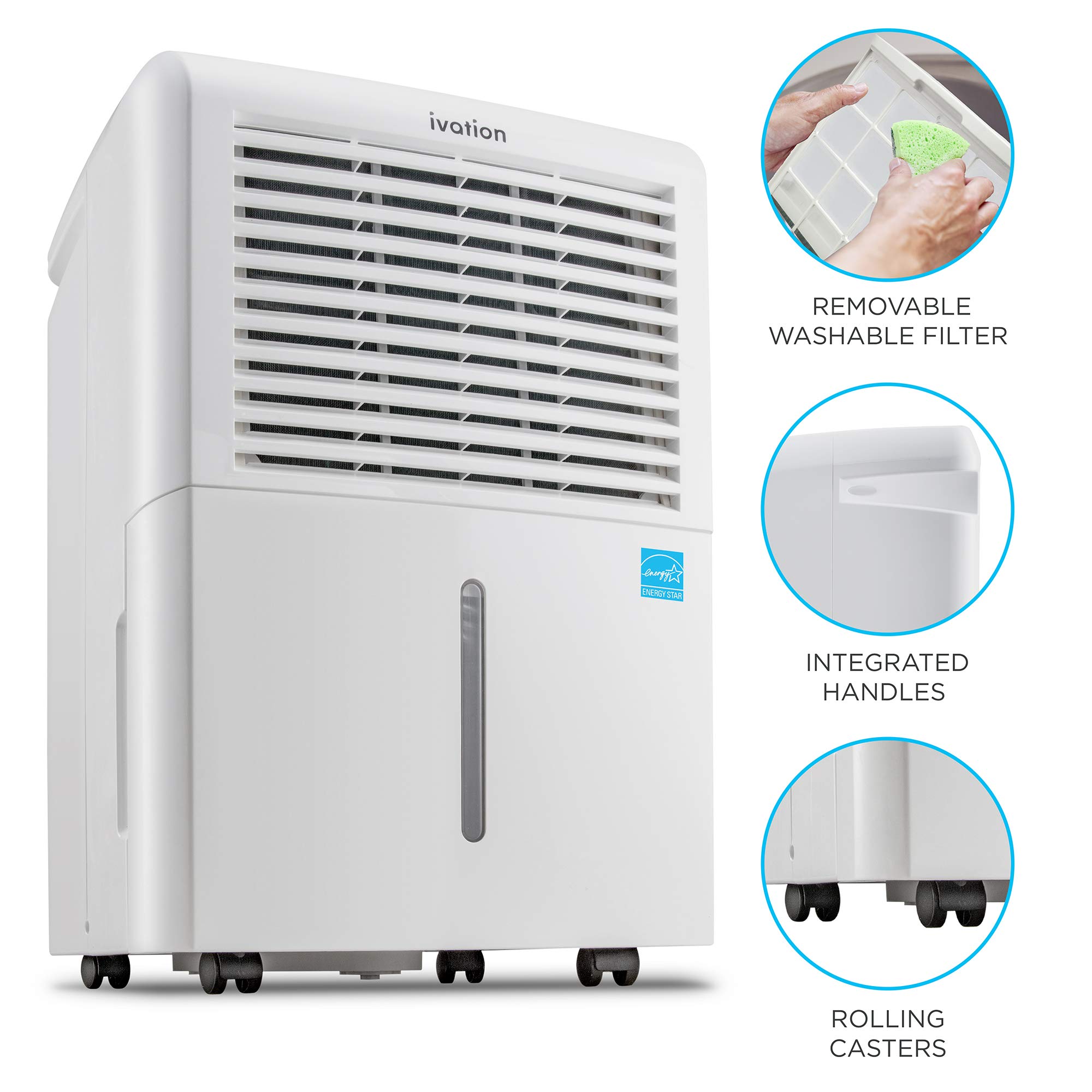 Foto 4 pulgar | Deshumidificador Ivation 418 M² Smart Wi-fi Energy Star Con Bomba - Venta Internacional.