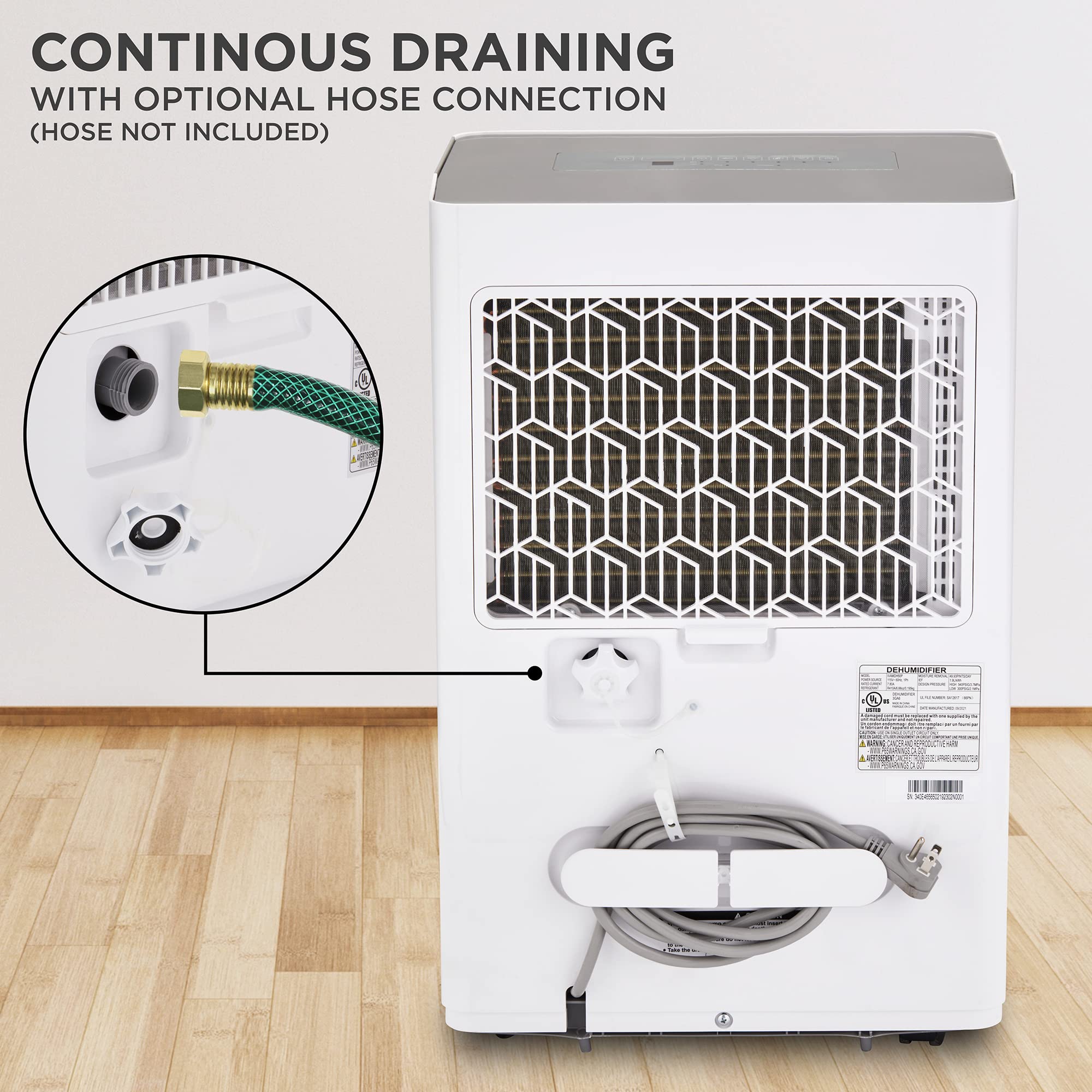 Foto 6 | Deshumidificador Ivation Energy Star De 50 Pintas (4.500 Metros Cuadrados) (pies) - Venta Internacional.