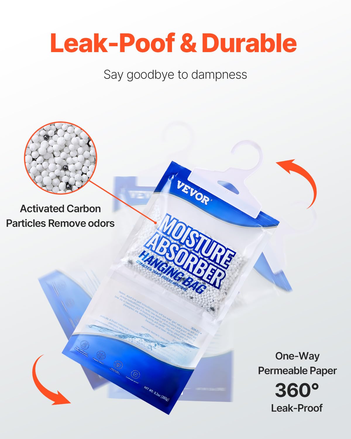 Foto 5 pulgar | Absorbedor De Humedad Colgante Vevor, 275 Ml, Deshumidificador Colgante Para Armario - Venta Internacional.