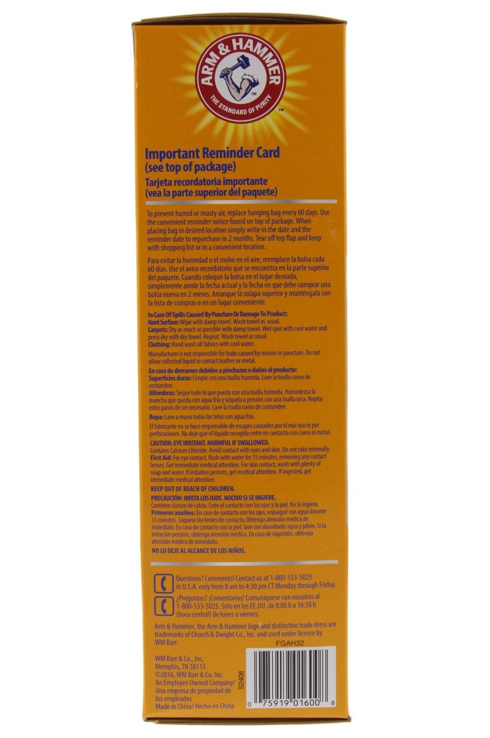 Foto 6 pulgar | Absorbente De Humedad Y Eliminador De Olores Arm & Hammer  473 Ml  Paquete De 2 - Venta Internacional.