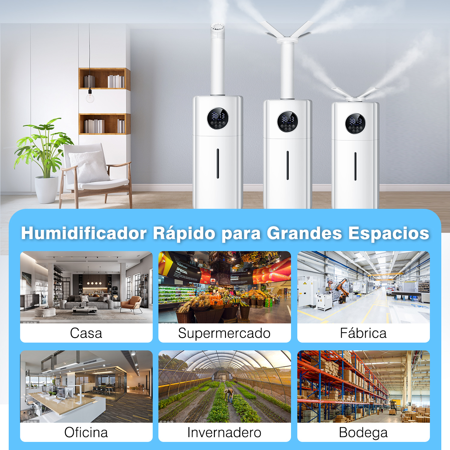 Foto 7 | Humidificador + Purificador de Aire de Torre Sangkee Blanco 21 l