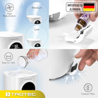 Foto 3 | Humidificador 3 en 1 Difusor 5l Trotec B7e con Pantalla Touch
