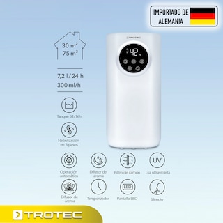 Foto 5 | Humidificador 3 en 1 Difusor 5l Trotec B7e con Pantalla Touch