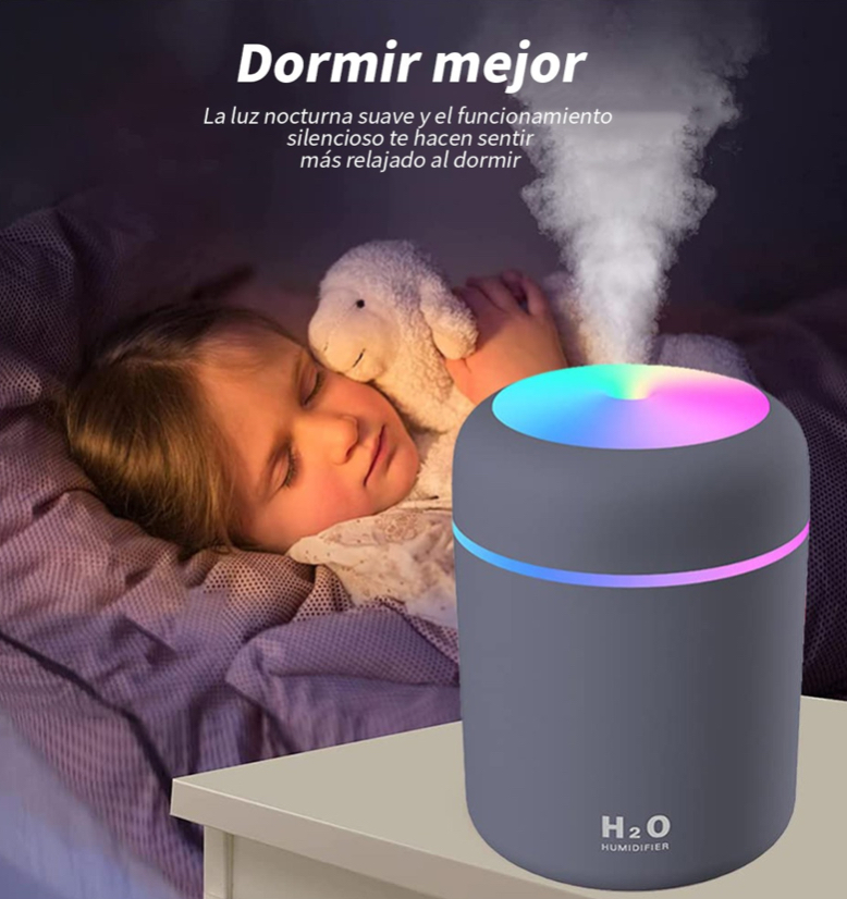 Foto 5 | Humidificador y Difusor de Aceites Esenciales Funbu color Gris