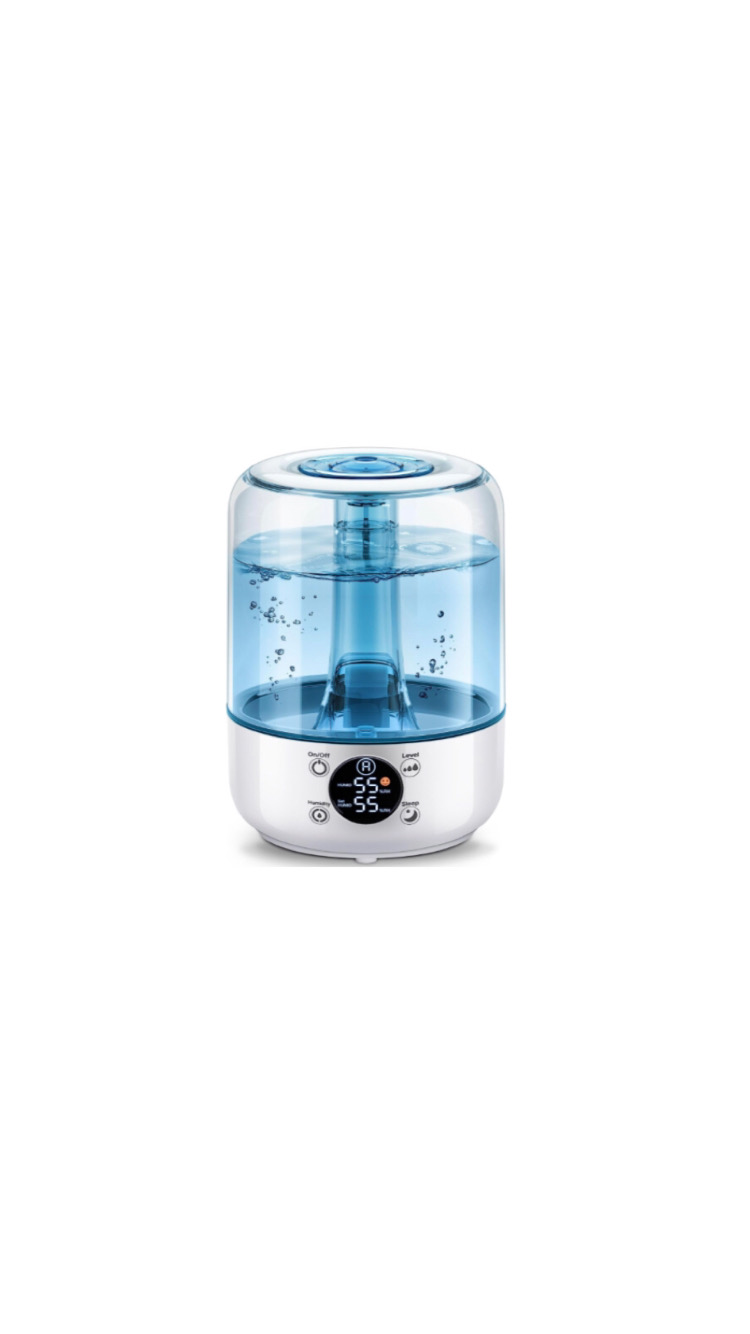 Hilife Humidificadores Para Dormitorio, Humidificadores Ultrasónicos De Niebla Fría De 3 Litros Para El Hogar Funbu