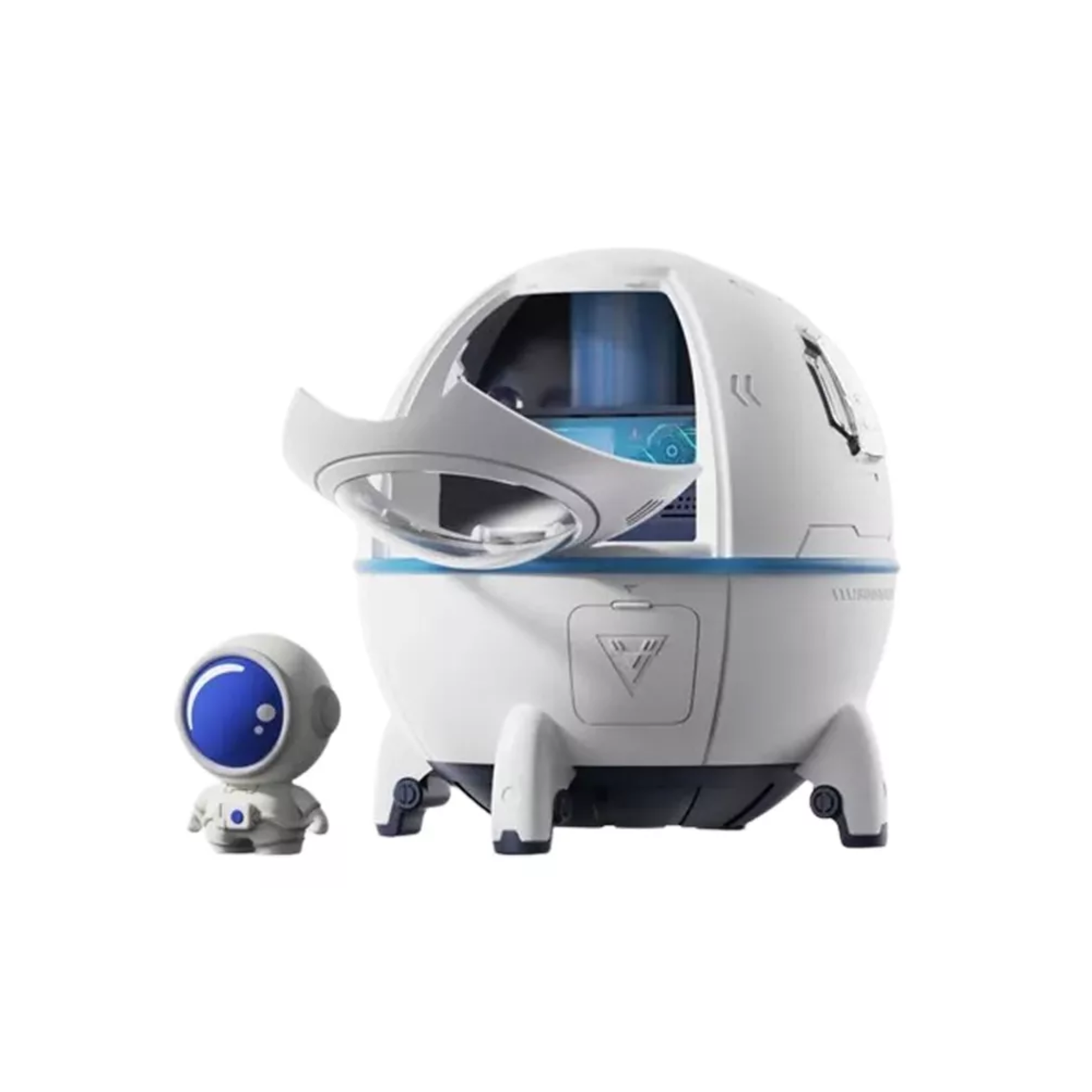 Humidificador de Aire Blanco Silencioso Astronaut Space Capsule