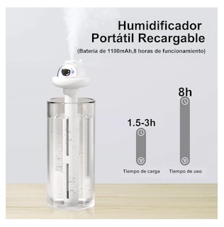 Foto 3 | Humidificador Difusor Led Ourlife Portable USB Astronauta Blanco