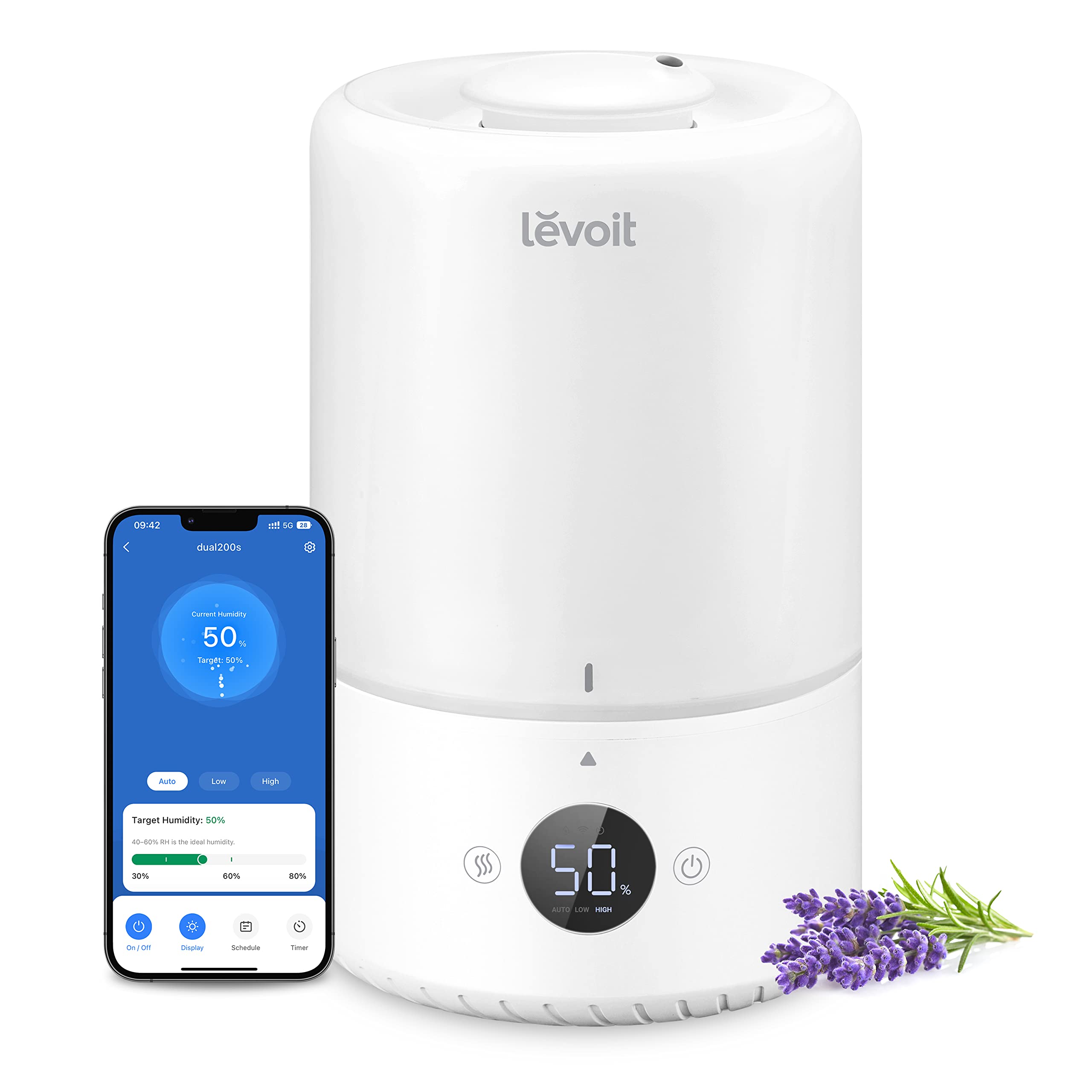 Foto 2 pulgar | Humidificador Levoit Smart Cool Mist Top Fill 3 L Blanco - Venta Internacional.