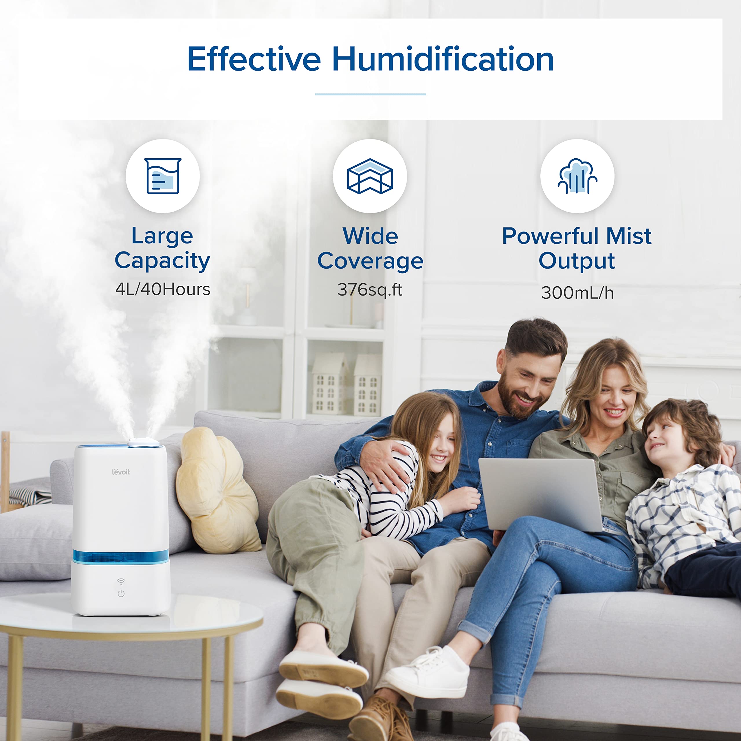 Foto 6 pulgar | Humidificador Levoit Smart Cool Mist de 4 l - Venta Internacional