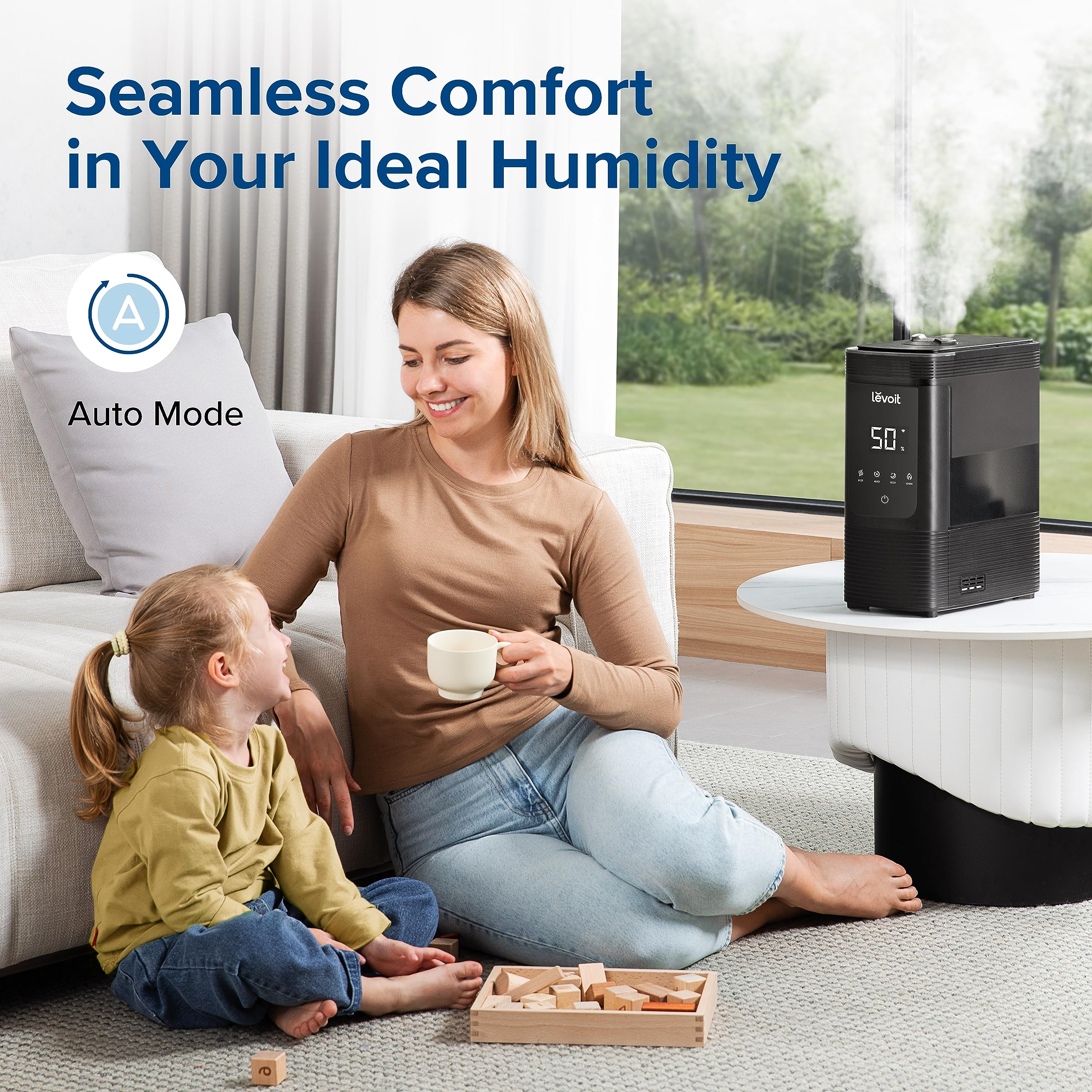 Foto 5 | Humidificador Levoit Smart Cálido-Frío De 6 Litros Para Habitaciones Grandes Color Negro - Venta Internacional