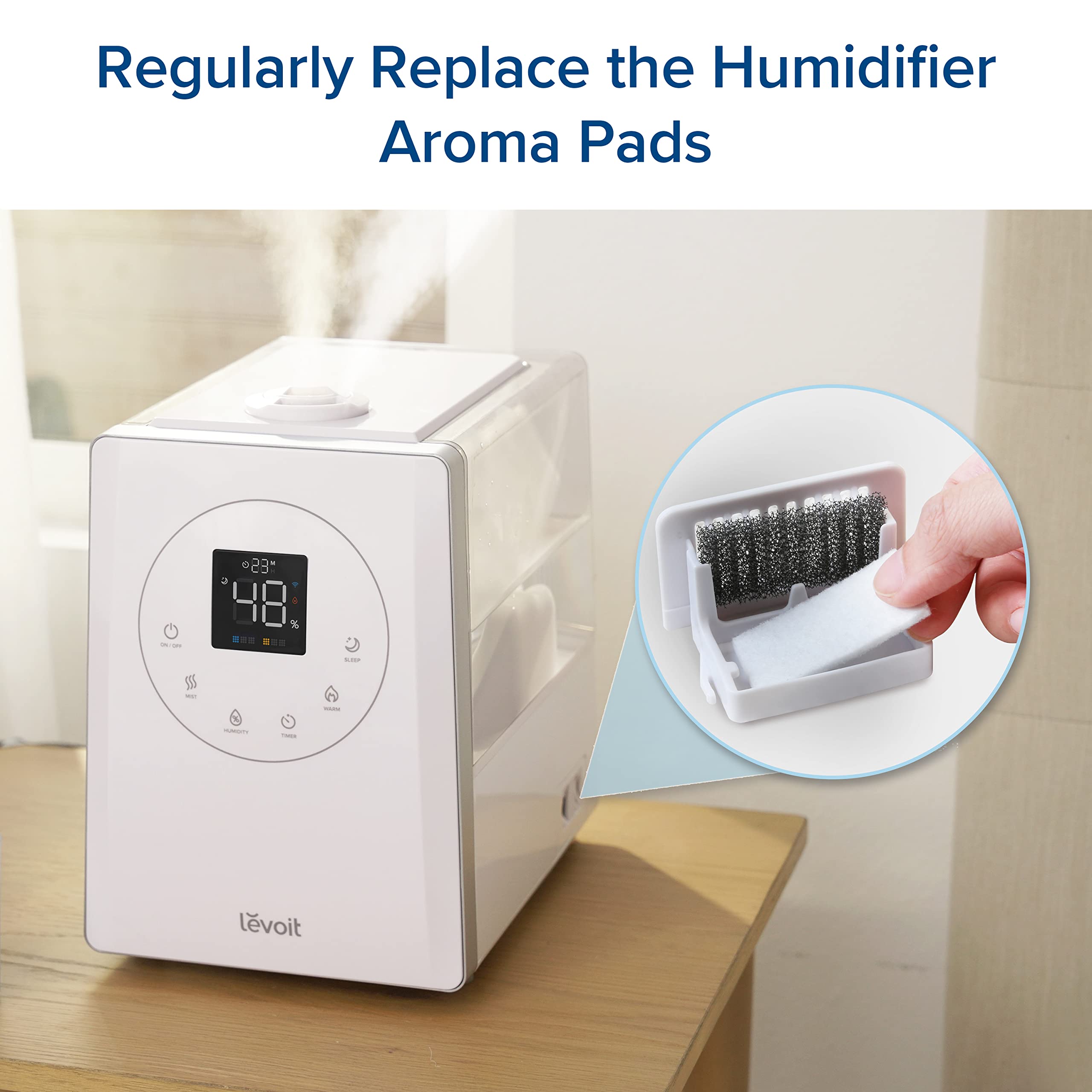 Foto 6 pulgar | Almohadillas Aromáticas De Repuesto Para Humidificador Levoit Lv600s, Paquete De 16 - Venta Internacional.