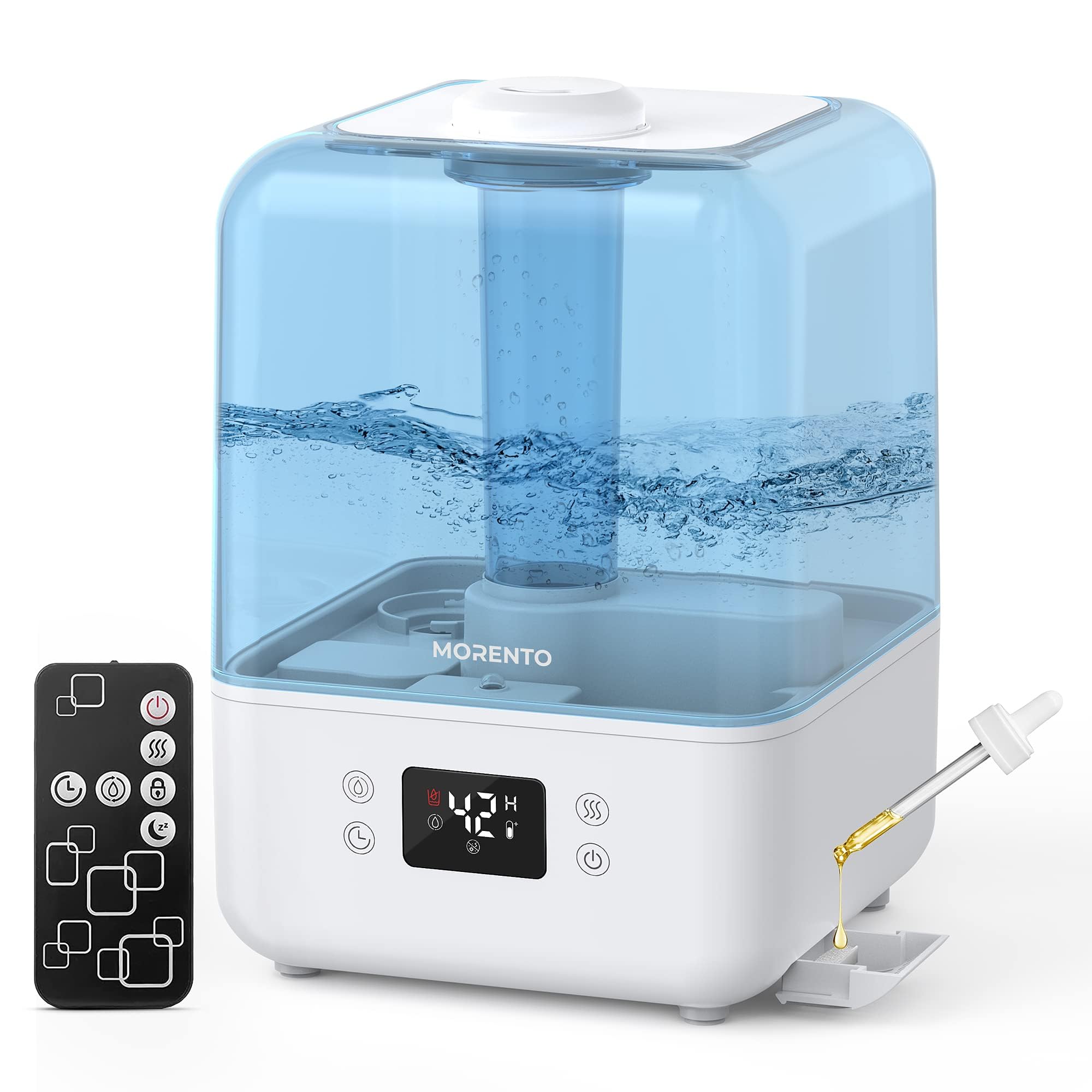 Foto 2 pulgar | Humidificador Morento De 4,5 L Con Relleno Superior Para Habitaciones Grandes, 50 Horas, Color Blanco - Venta Intern