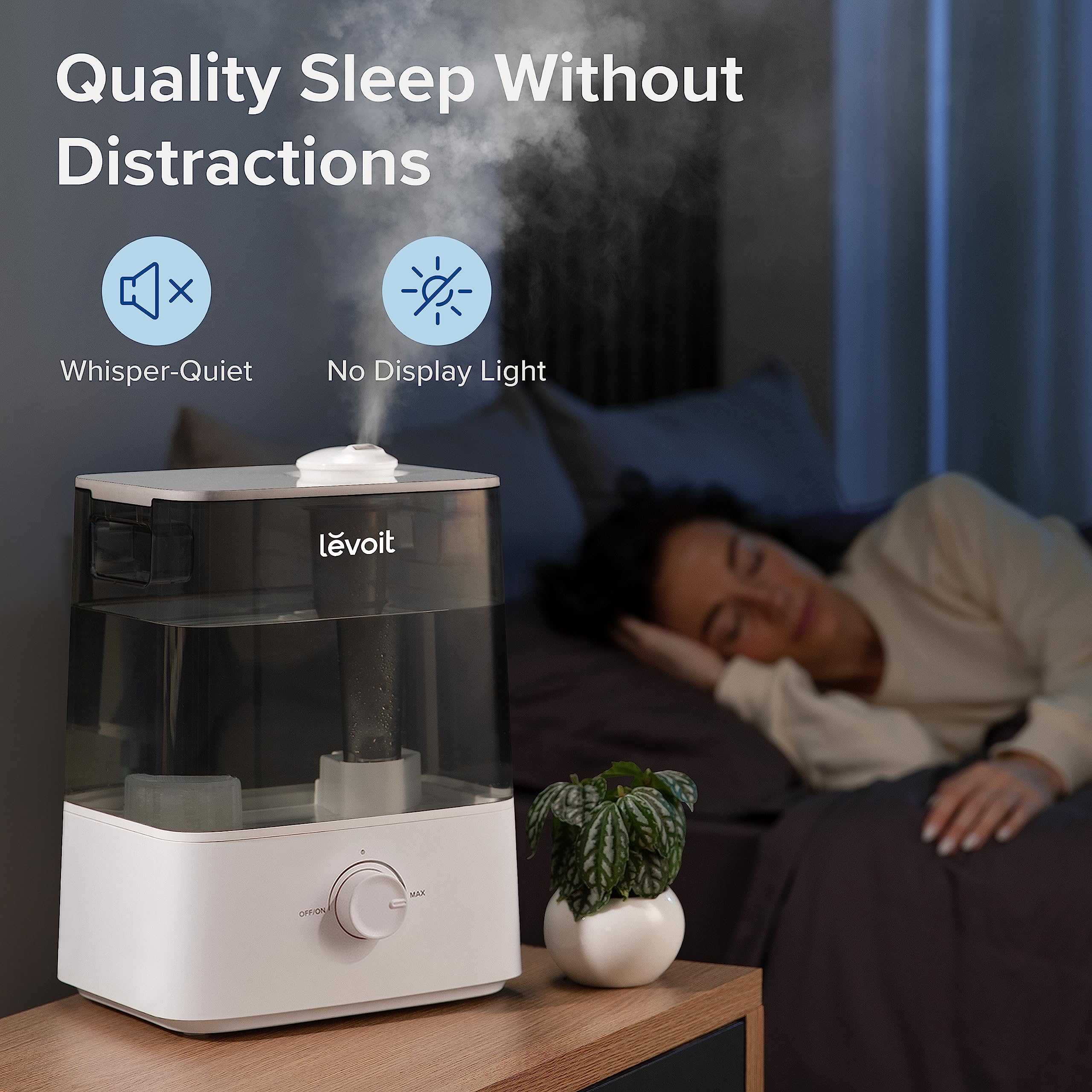 Foto 7 pulgar | Humidificador Levoit Classic300 Ultrasónico Con Llenado Superior, Tanque De 6 Litros, Gris - Venta Internacional.