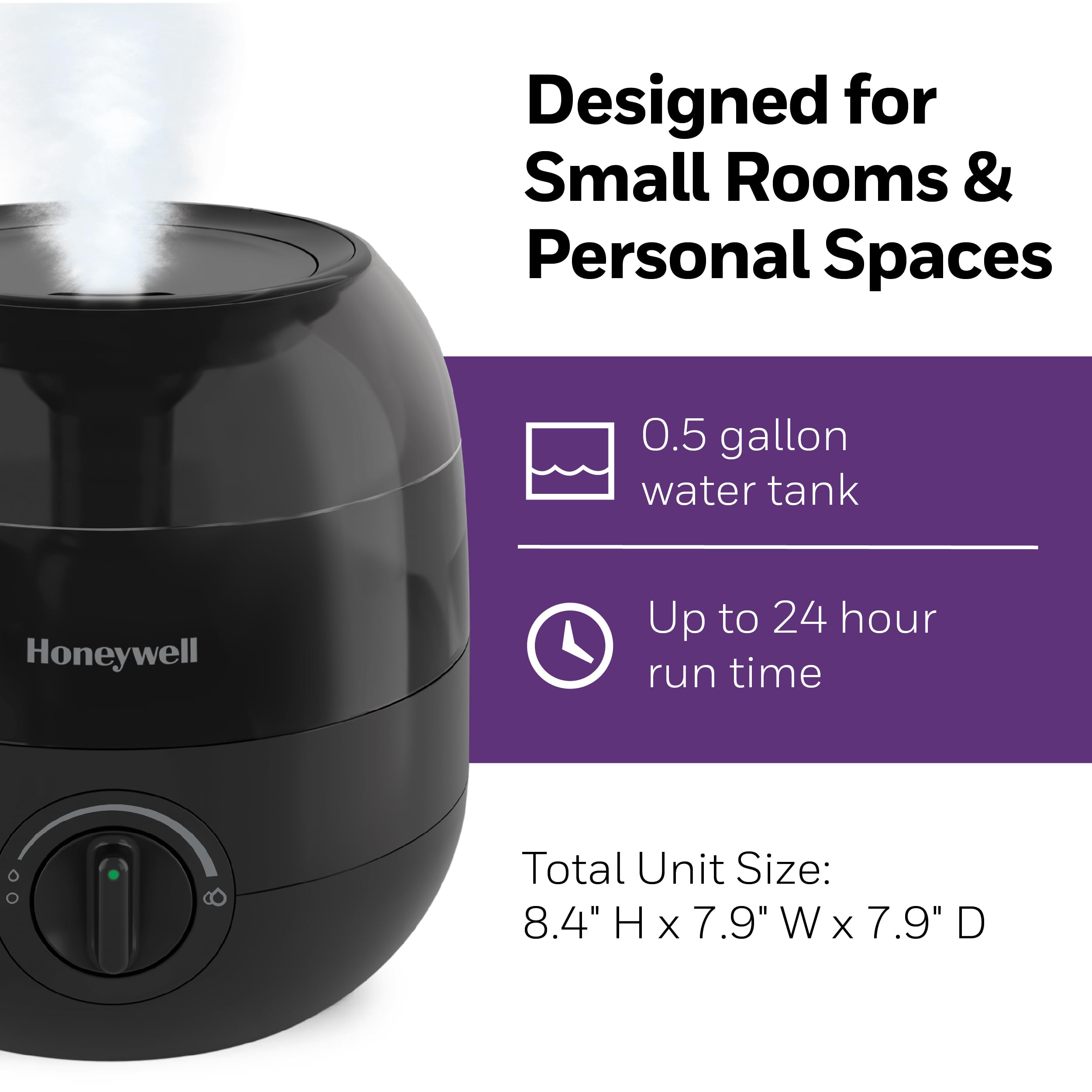 Foto 7 | Humidificador Honeywell Mini Cool Mist Hul525b Para Habitación Pequeña - Venta Internacional.