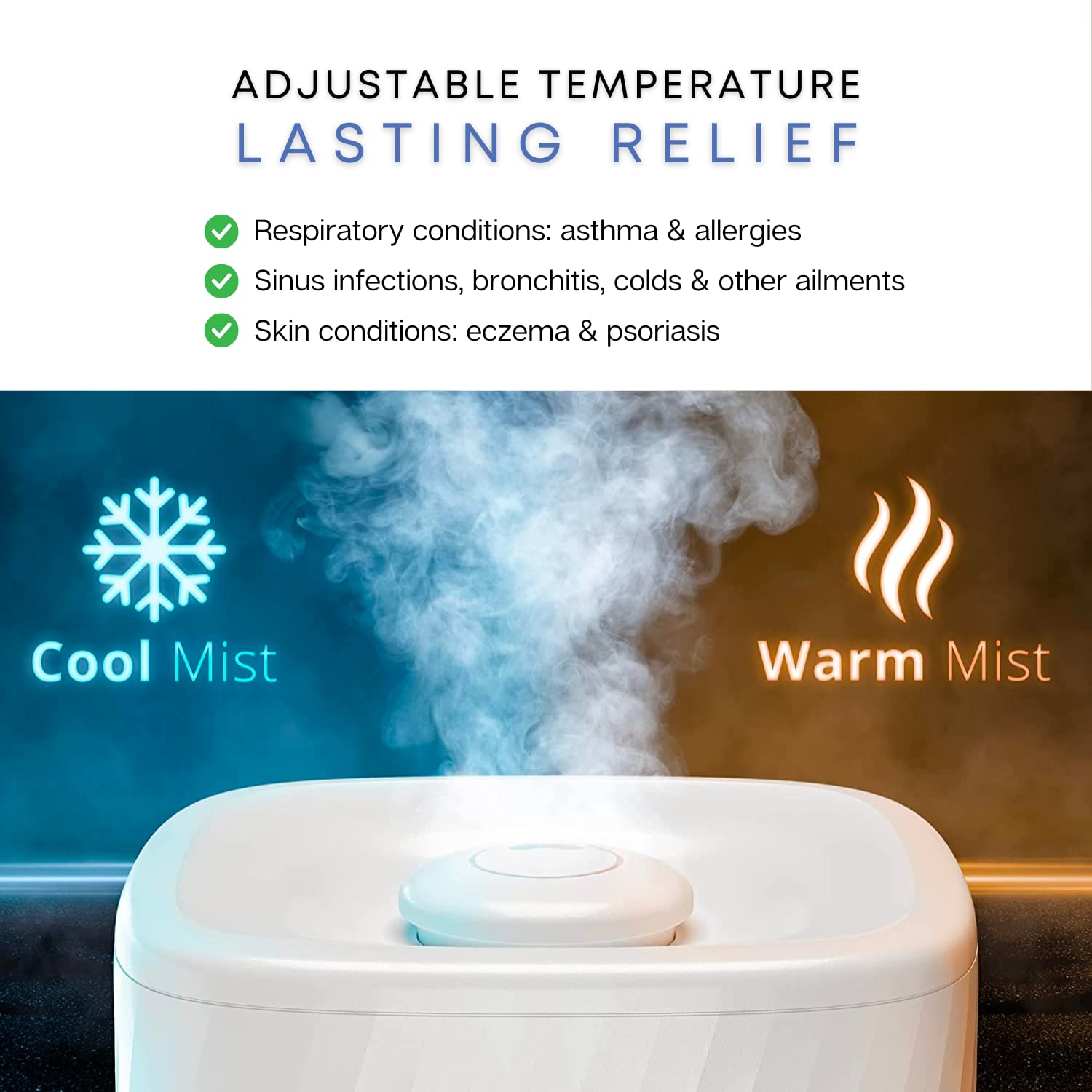 Foto 5 pulgar | Humidificador Miko Con Niebla Fría Y Caliente Para Habitaciones Grandes - Venta Internacional.